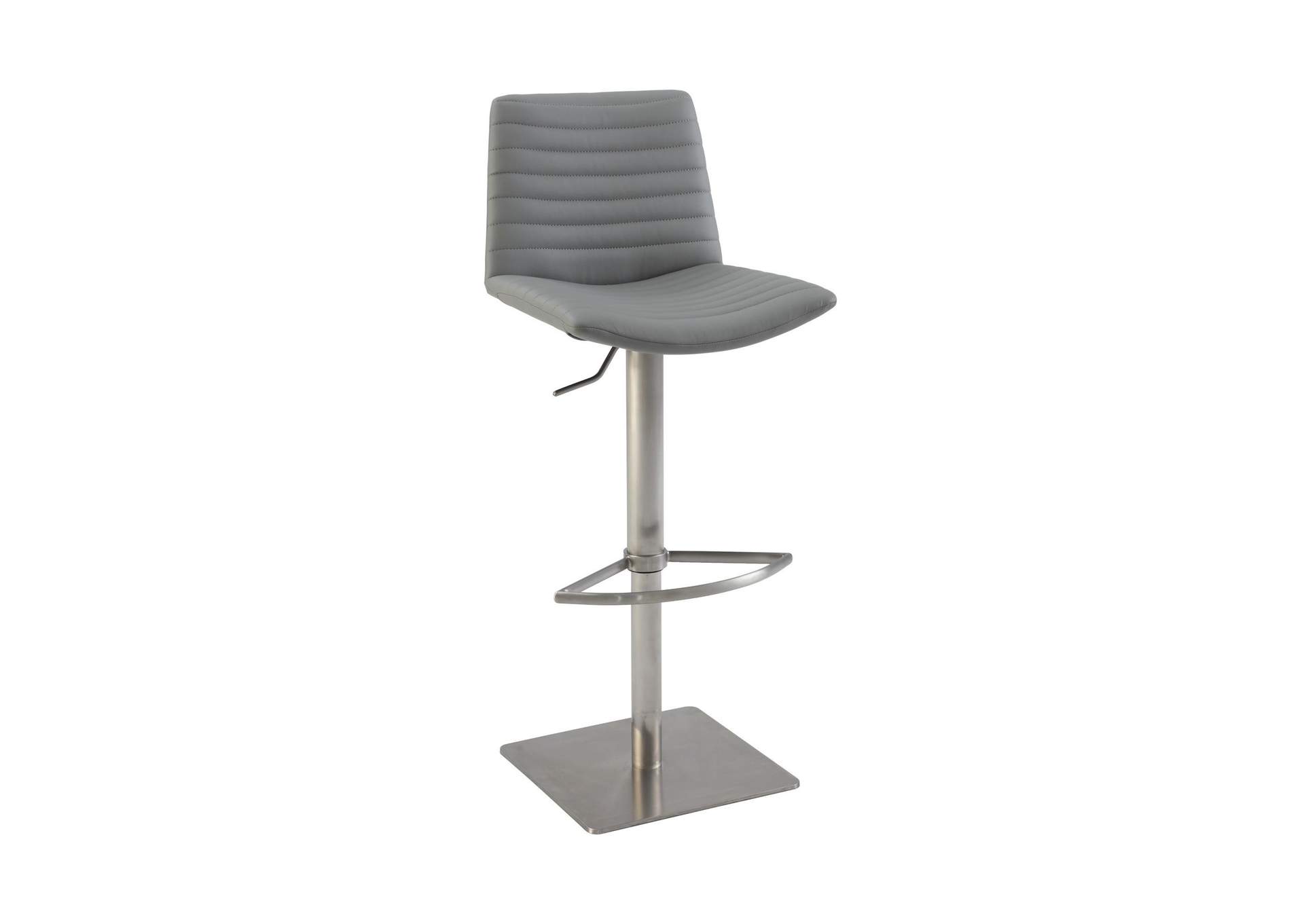 Ribbed Back And Seat Pneumatic-Adjustable Stool image 5