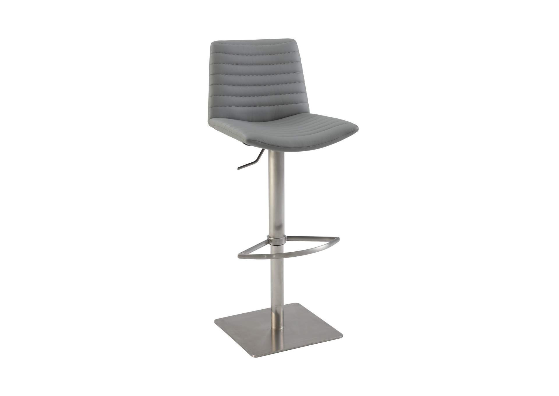 Ribbed Back And Seat Pneumatic-Adjustable Stool image 3