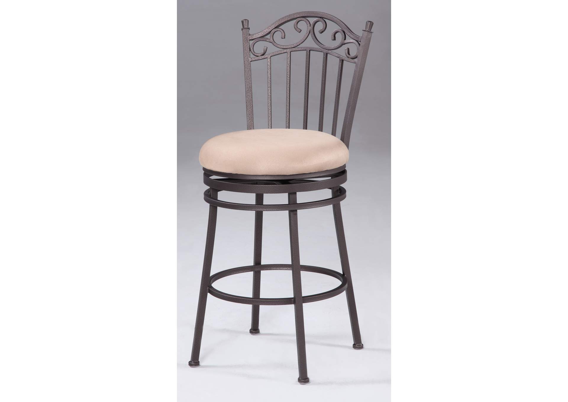 Counter Height Stool With Memory Return Swivel image 1