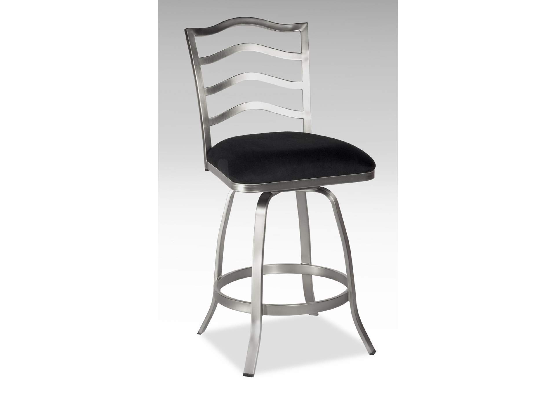 26" Memory Return Swivel Counter Stool image 1