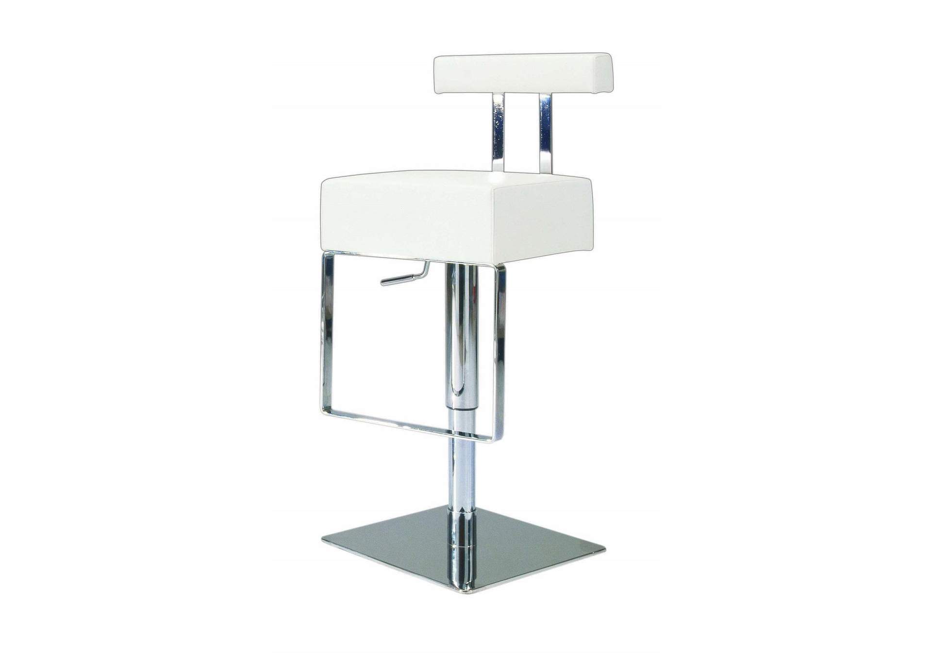 Contemporary Pneumatic-Adjustable Swivel Stool image 1
