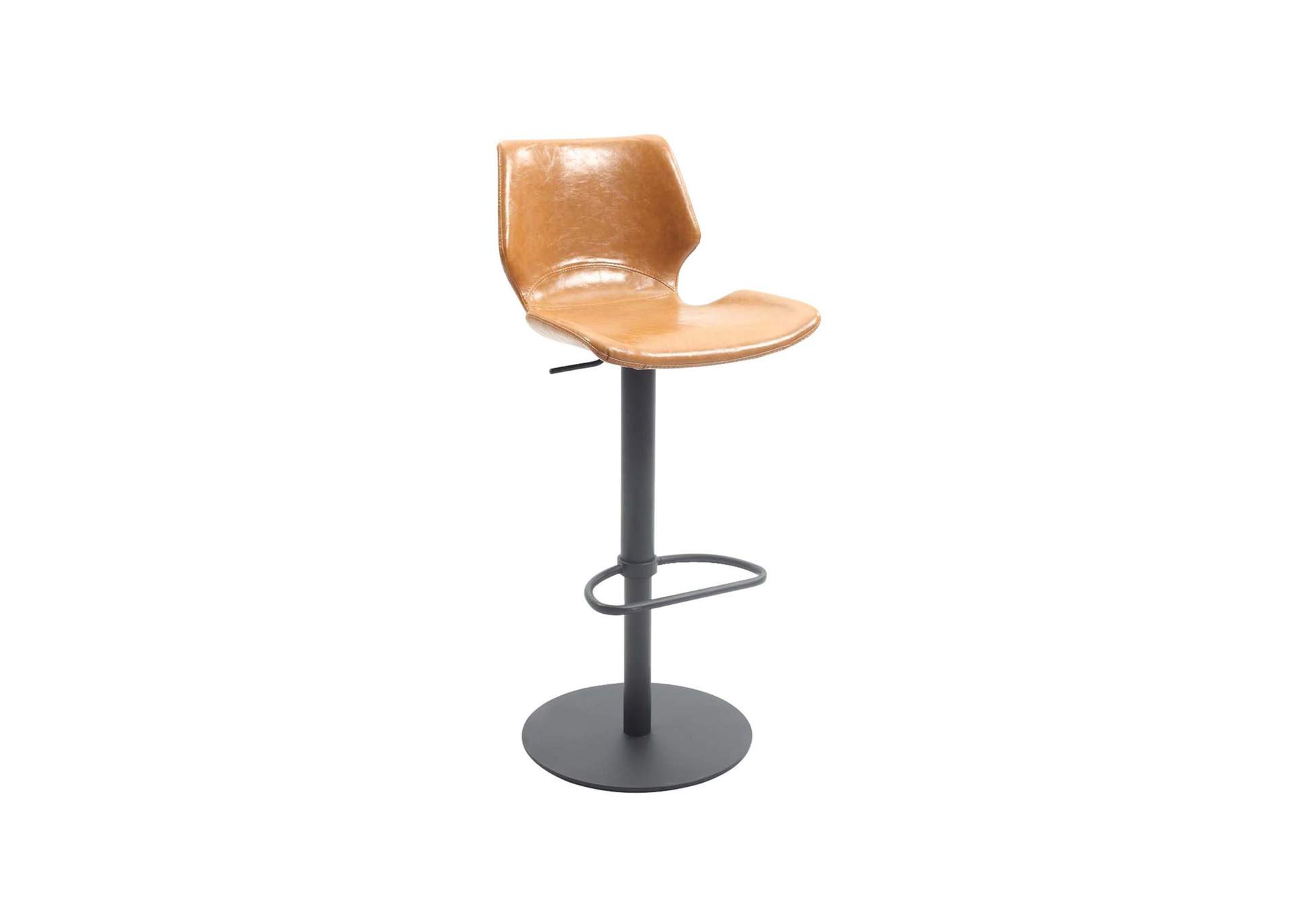 Vintage-Style Pneumatic Adjustable Height Swivel Stool image 3
