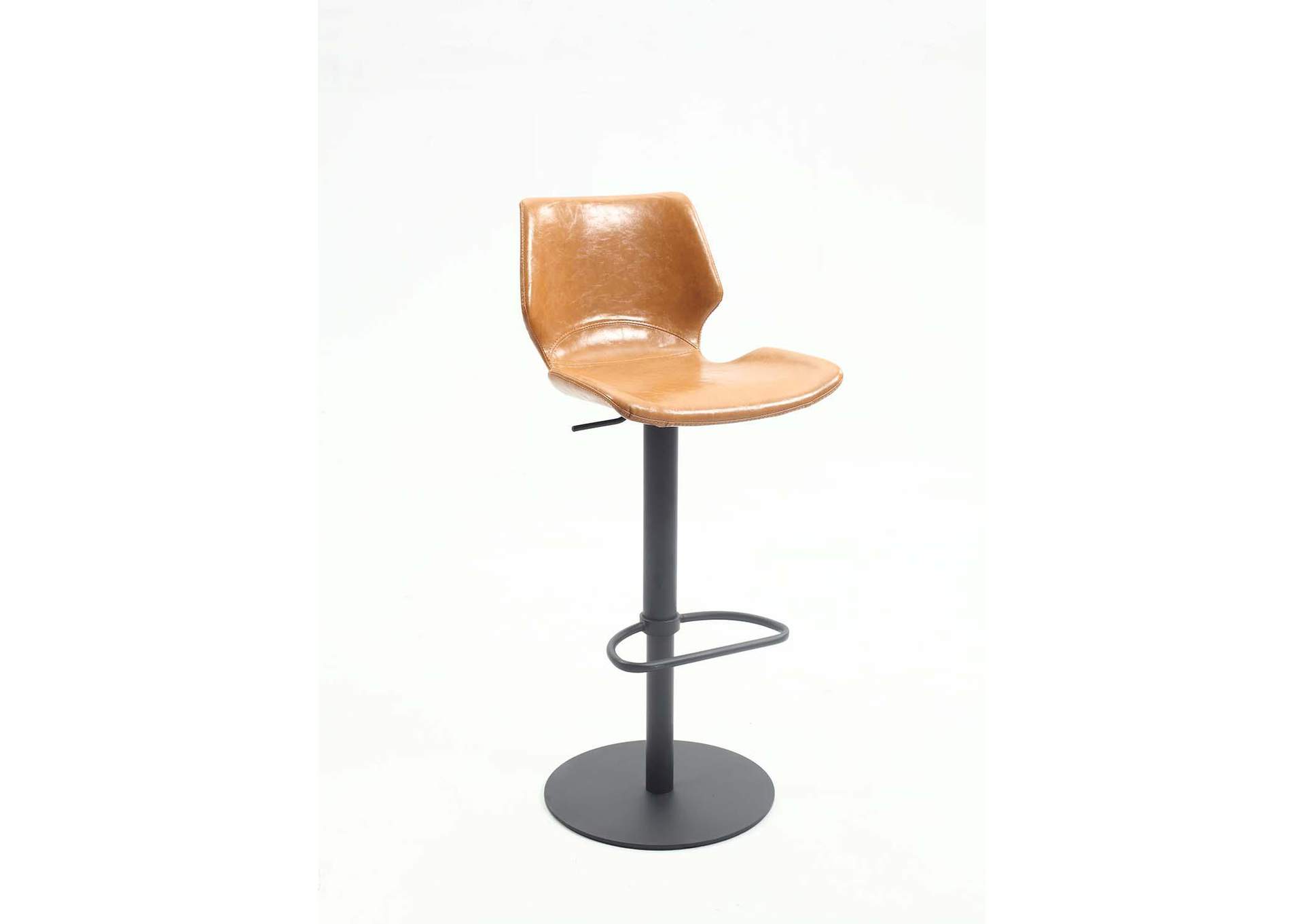Vintage-Style Pneumatic Adjustable Height Swivel Stool image 1