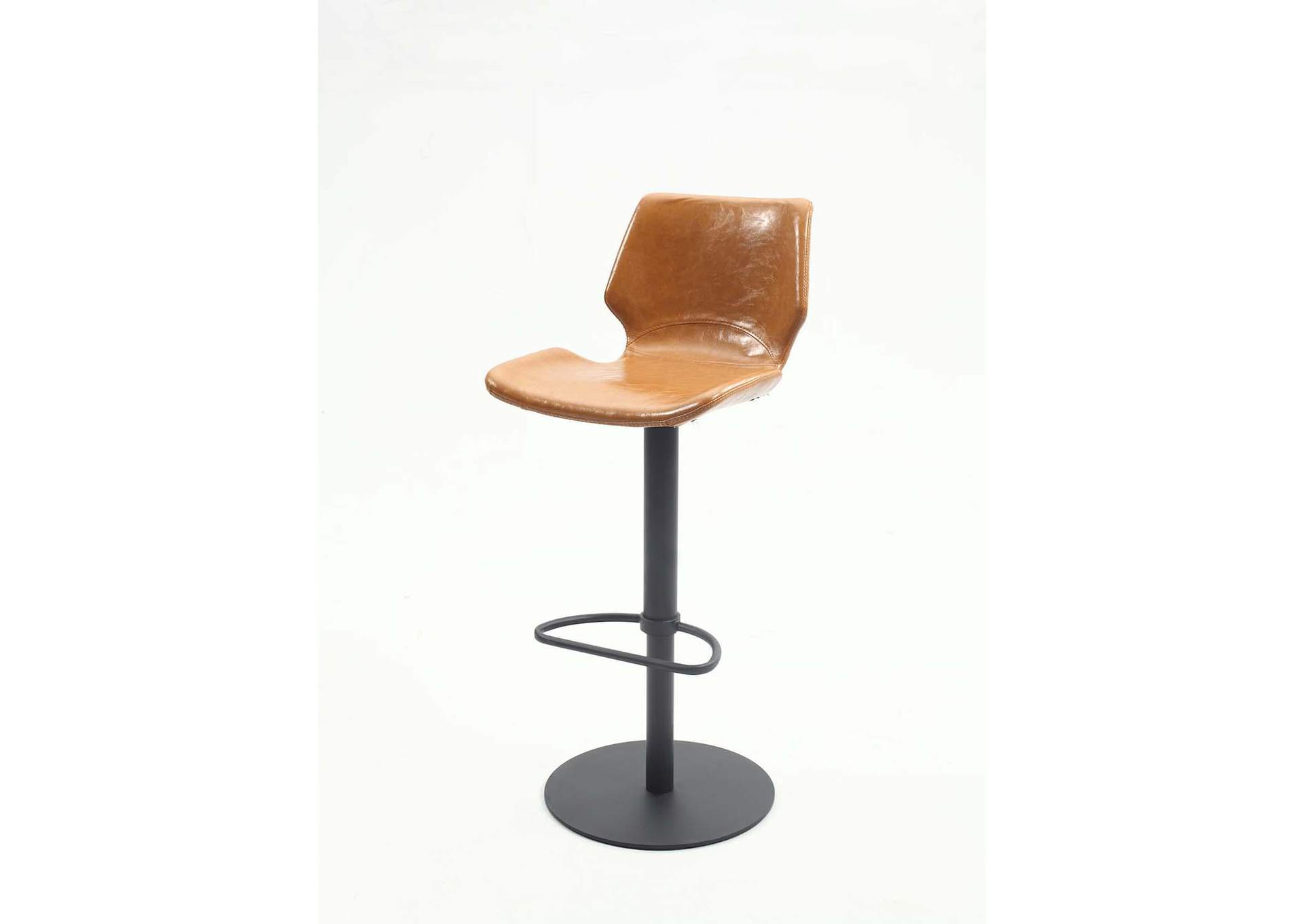 Vintage-Style Pneumatic Adjustable Height Swivel Stool image 5