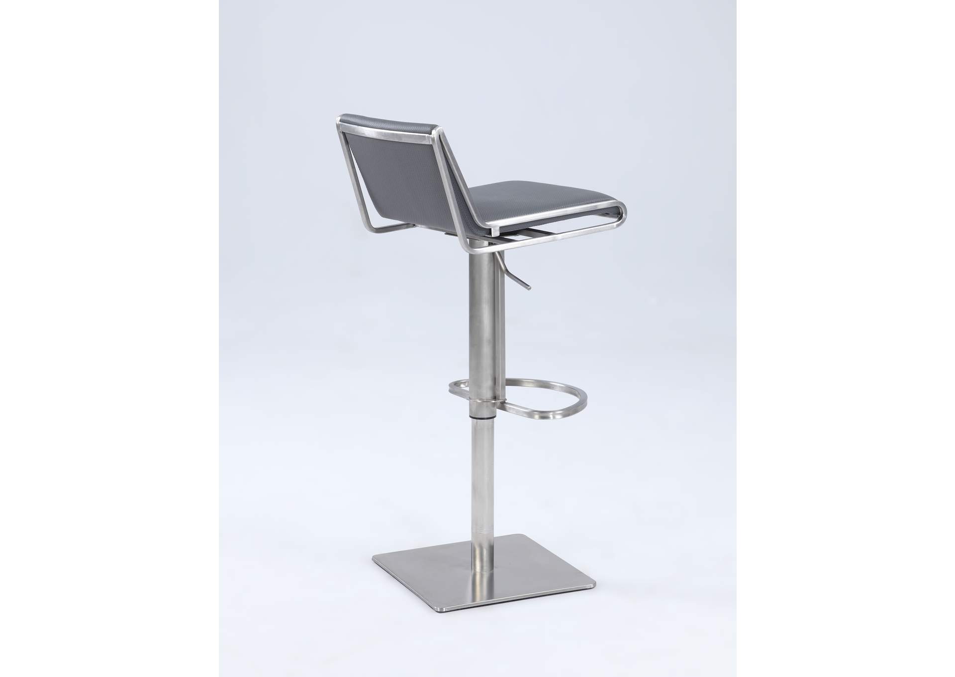 Slanted Backrest Contemporary Pneumatic-Adjustable Stool image 4