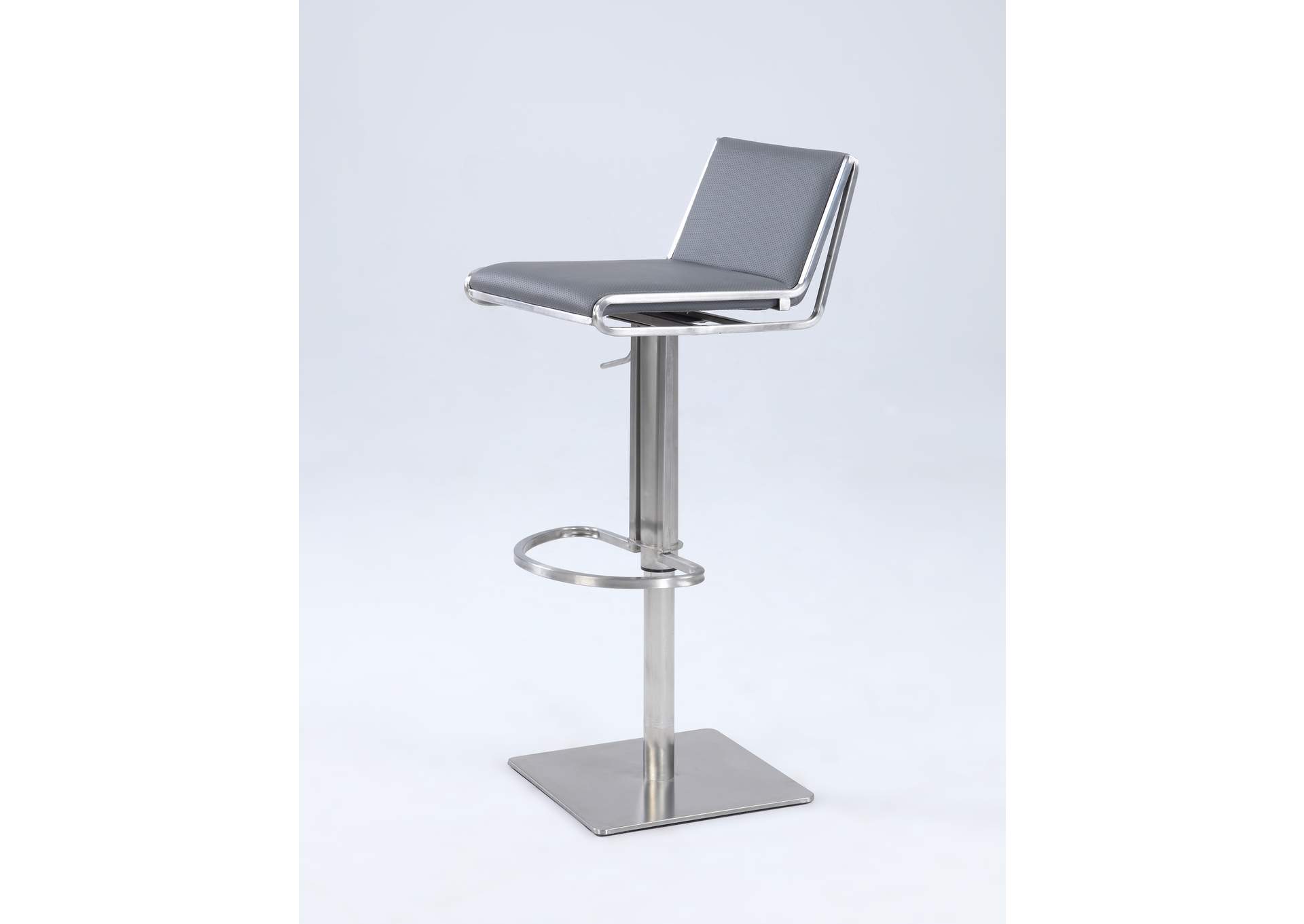 Slanted Backrest Contemporary Pneumatic-Adjustable Stool image 3