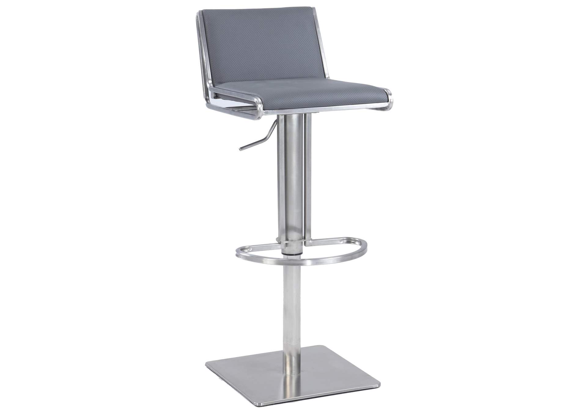 Slanted Backrest Contemporary Pneumatic-Adjustable Stool image 6