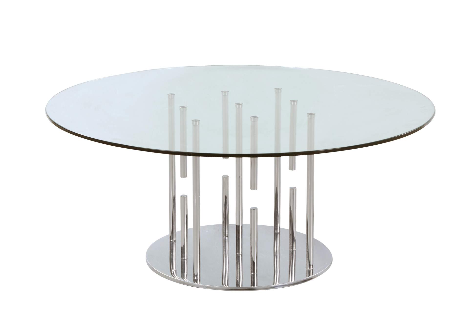 Contemporary Floating Pedestal Cocktail Table image 1