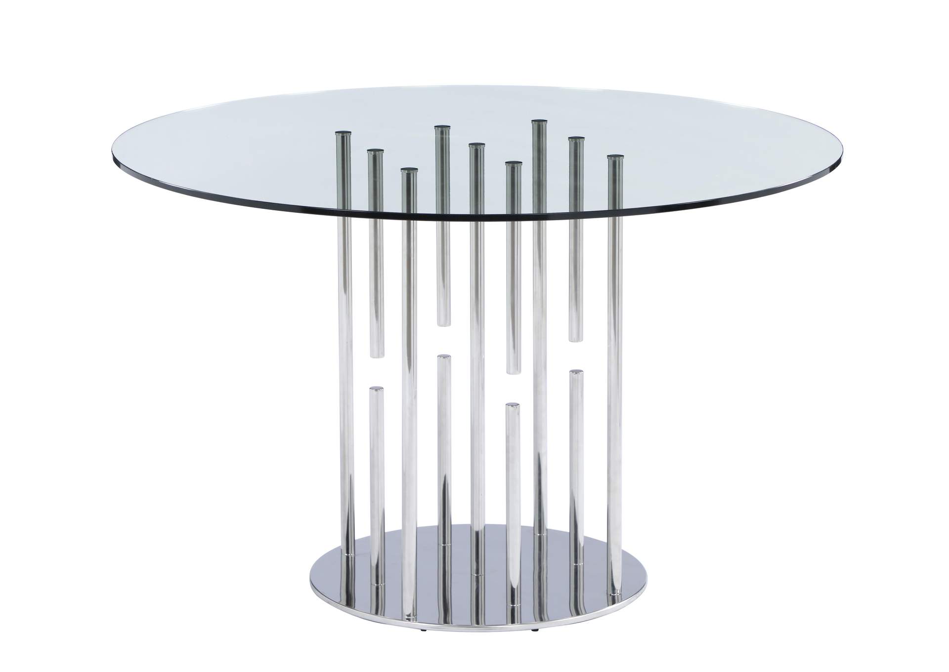 Contemporary Floating Pedestal Dining Table image 1