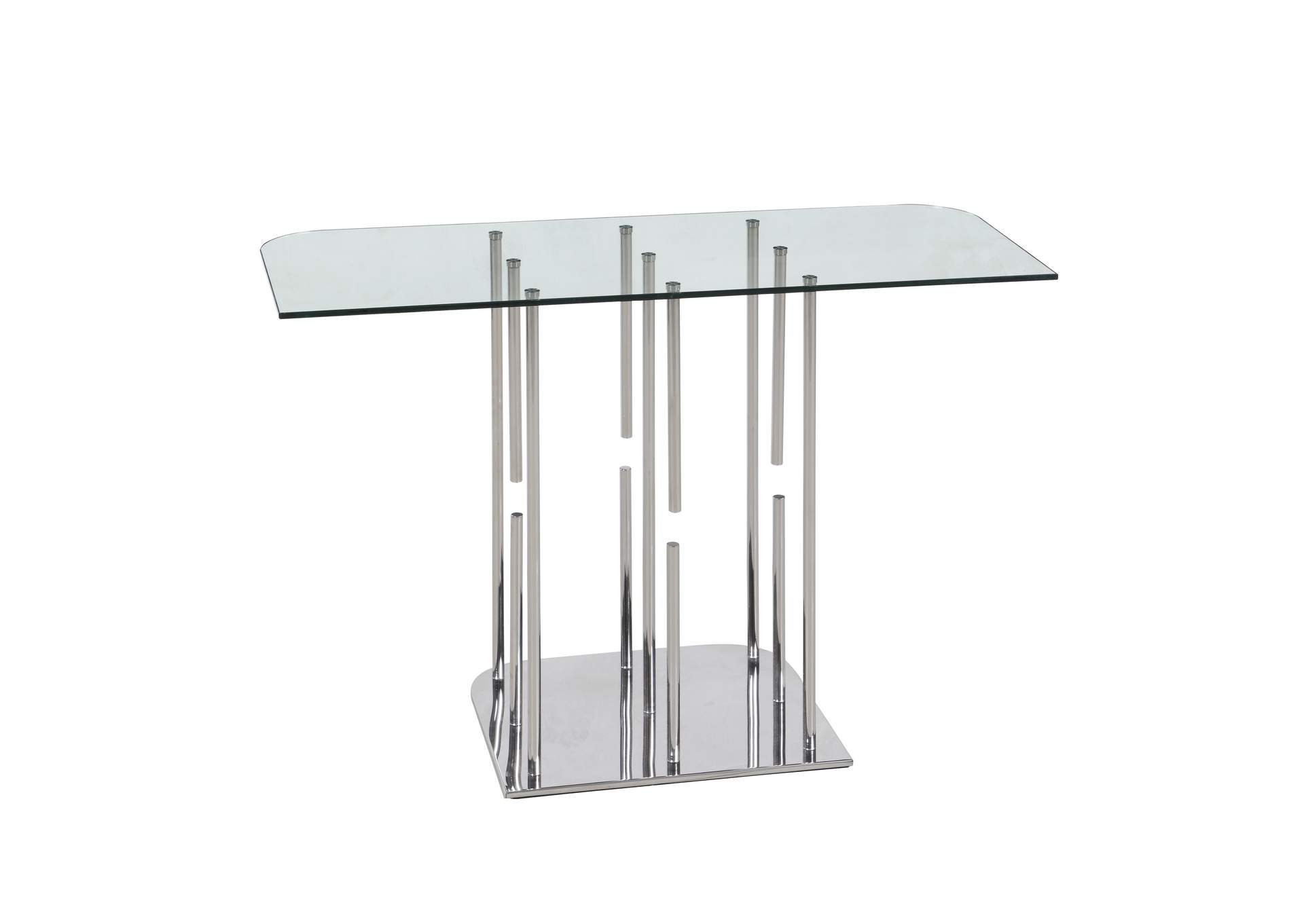 Contemporary Floating Pedestal Sofa Table image 6