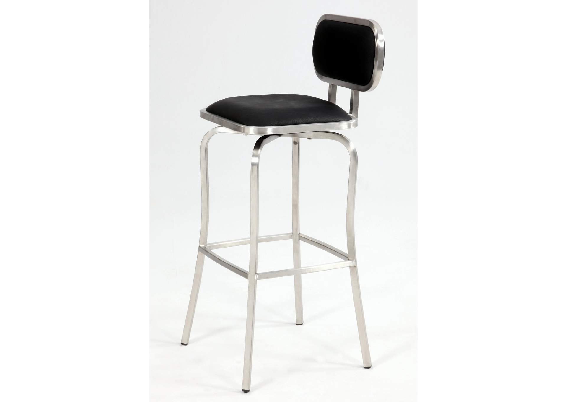 Modern Counter Height Stool With Memory Swivel image 4