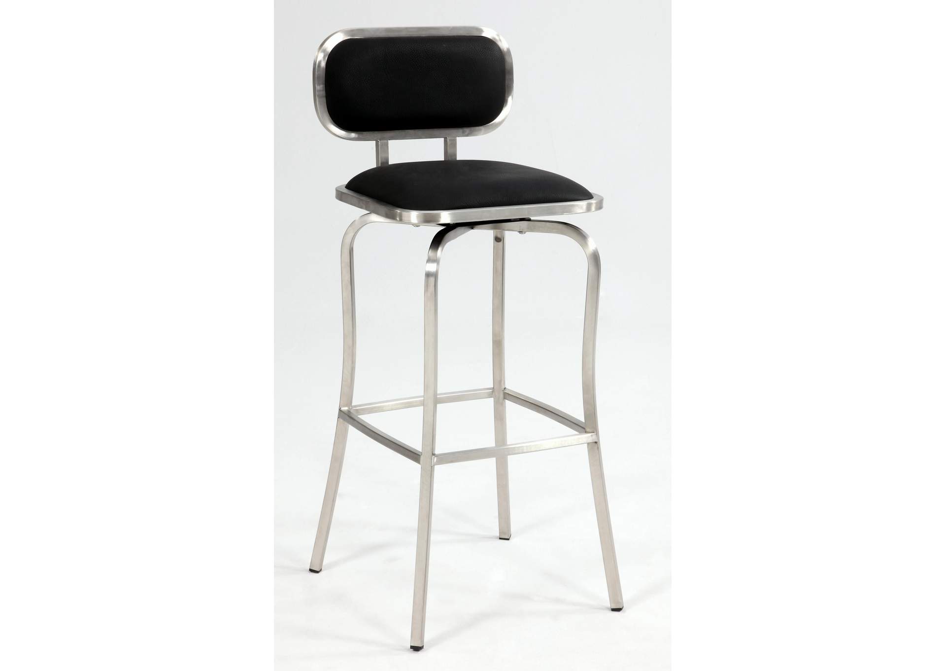 Modern Counter Height Stool With Memory Swivel image 1