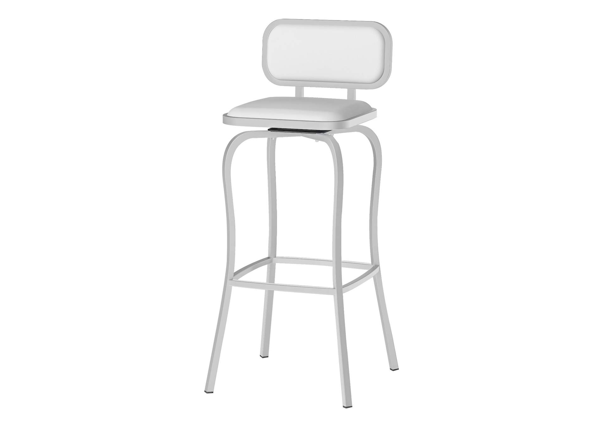 Modern Bar Height Stool With Memory Swivel image 3