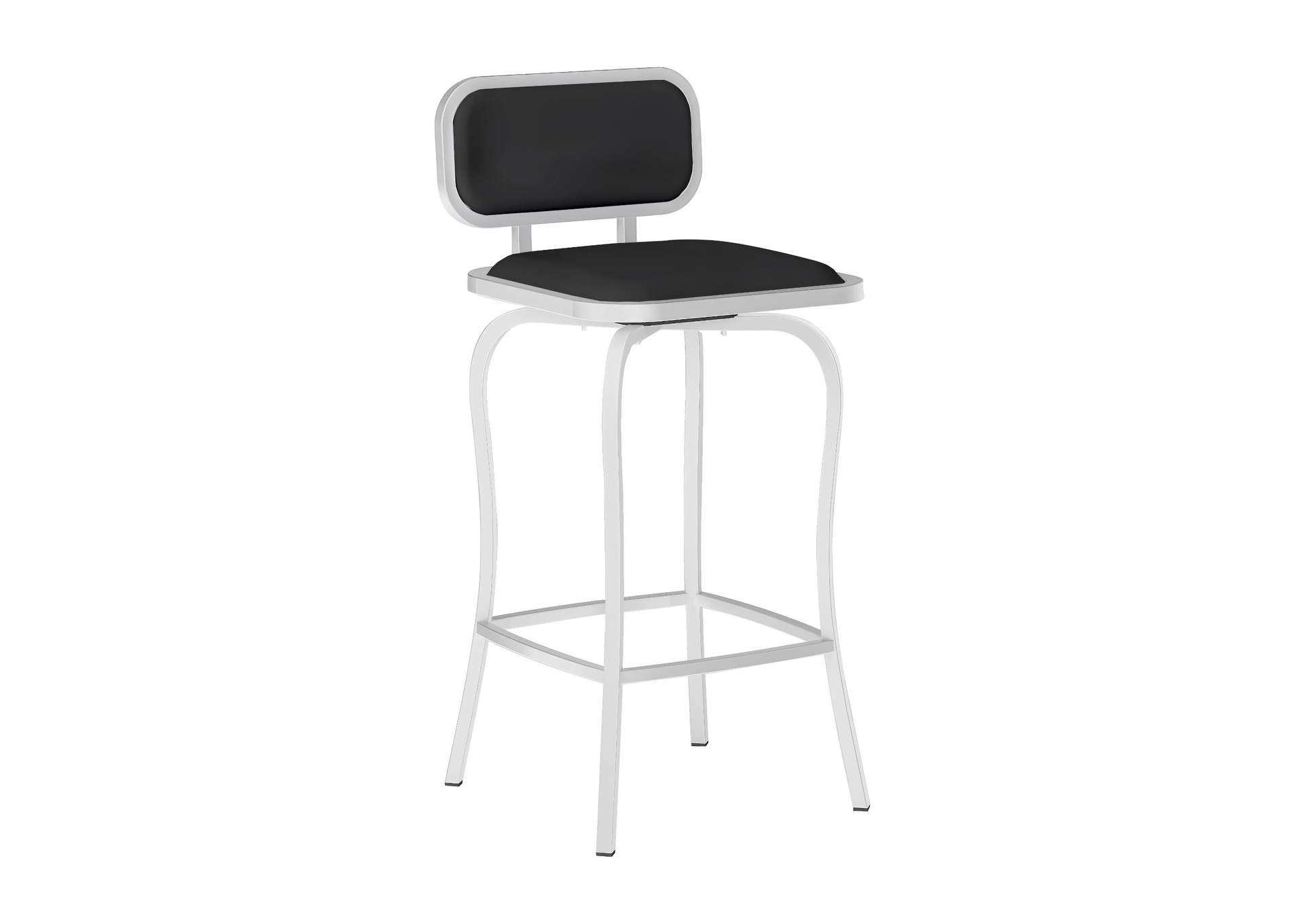 Modern Counter Height Stool With Memory Swivel image 3