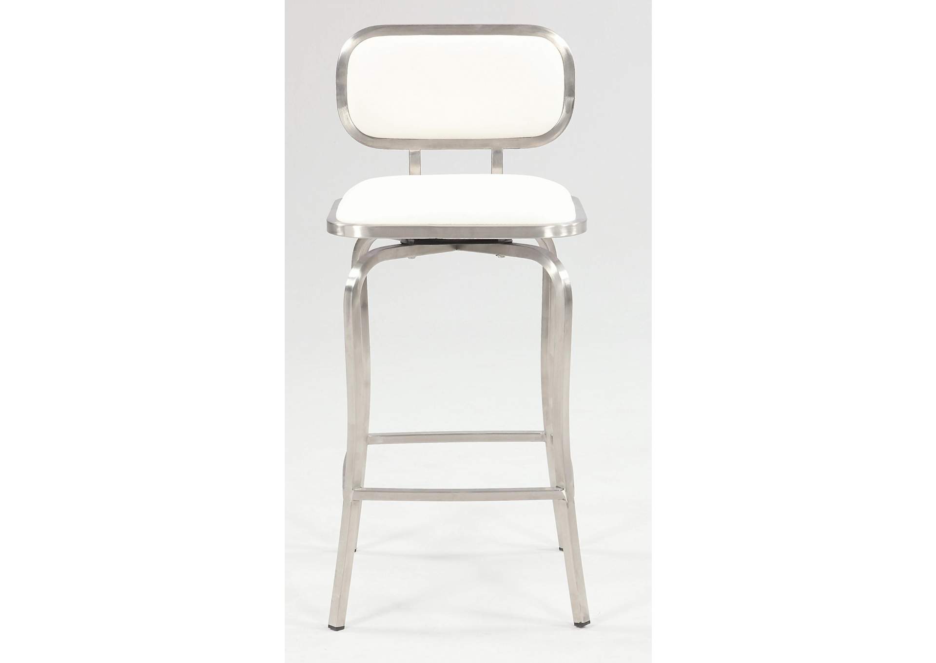 Modern Counter Height Stool With Memory Swivel image 1