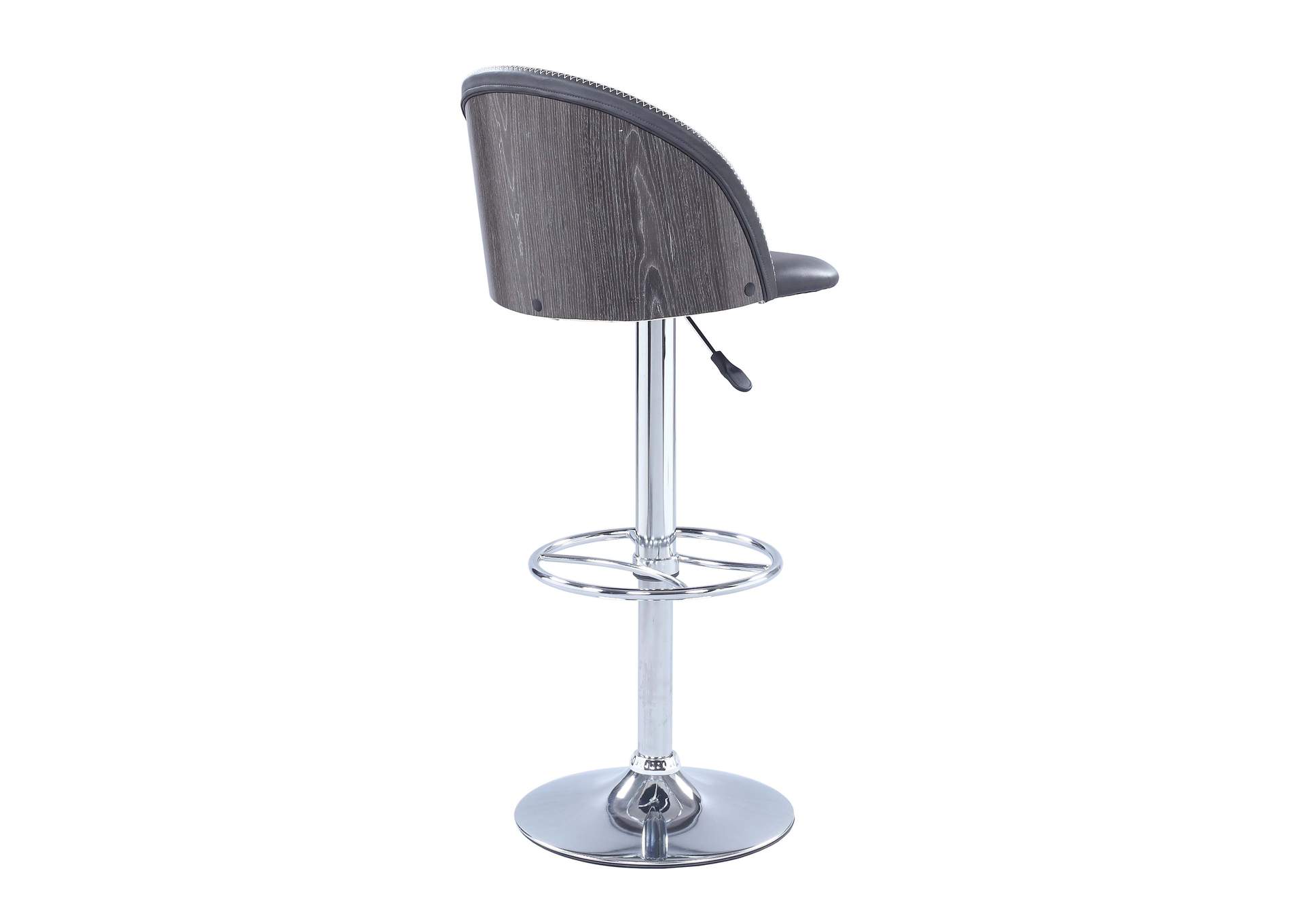 Rounded Back Pneumatic Adjustable-Height Stool image 3