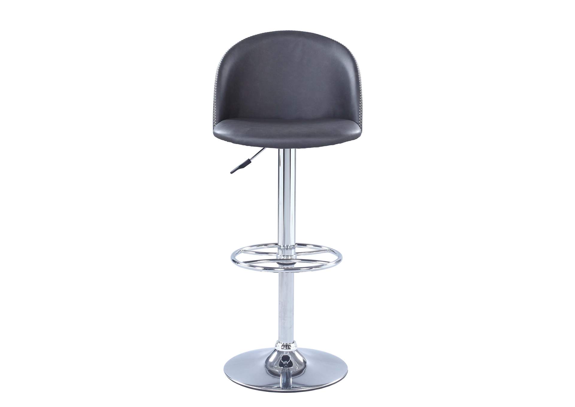 Rounded Back Pneumatic Adjustable-Height Stool image 5