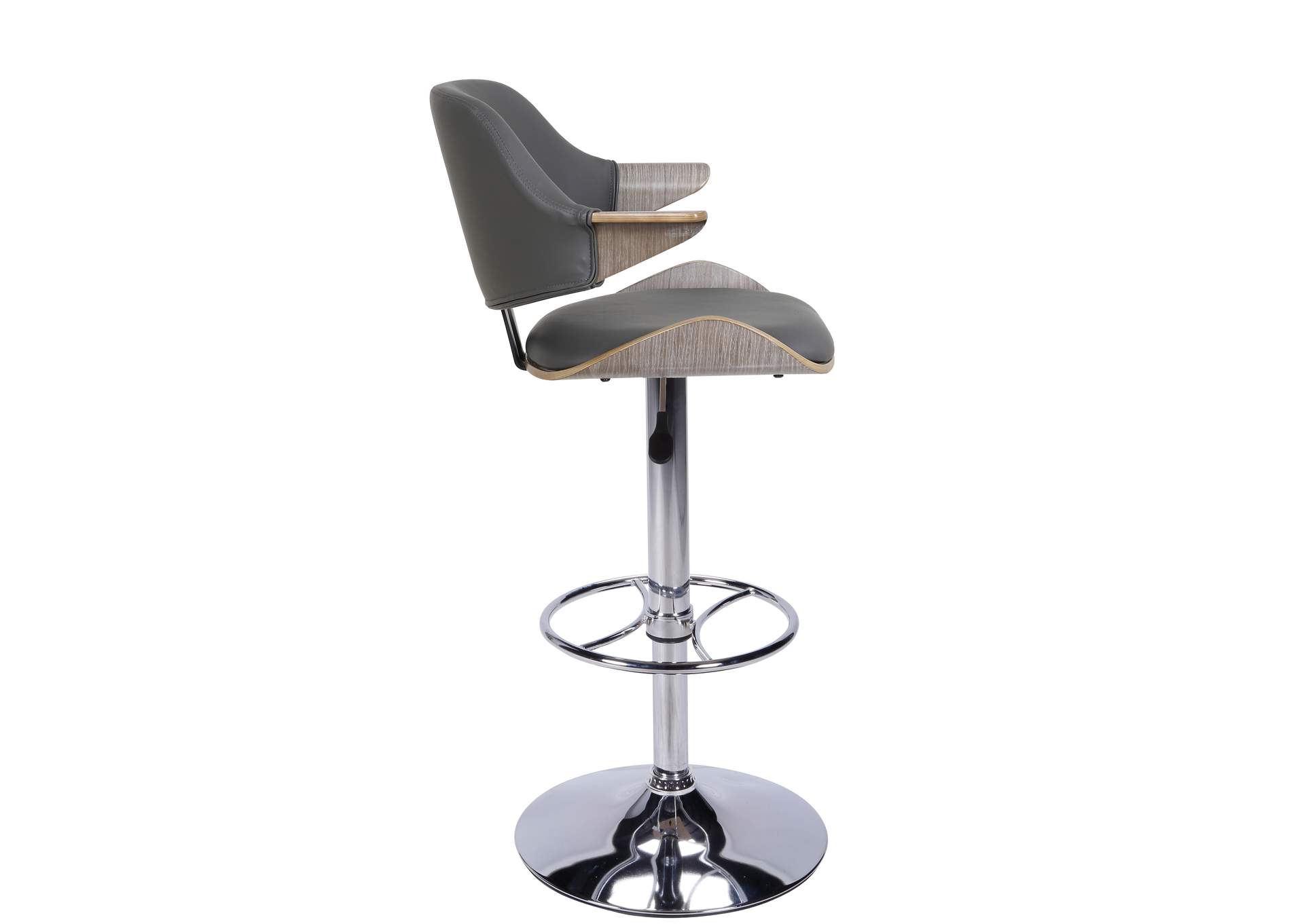 Curved Back Pneumatic-Adjustable Stool image 5