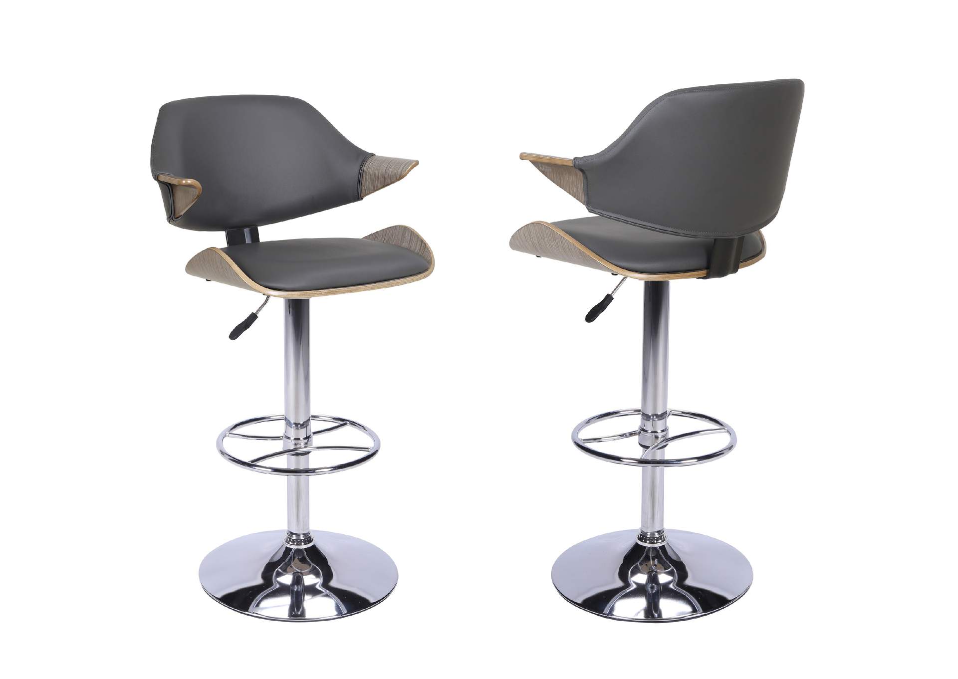 Curved Back Pneumatic-Adjustable Stool image 7