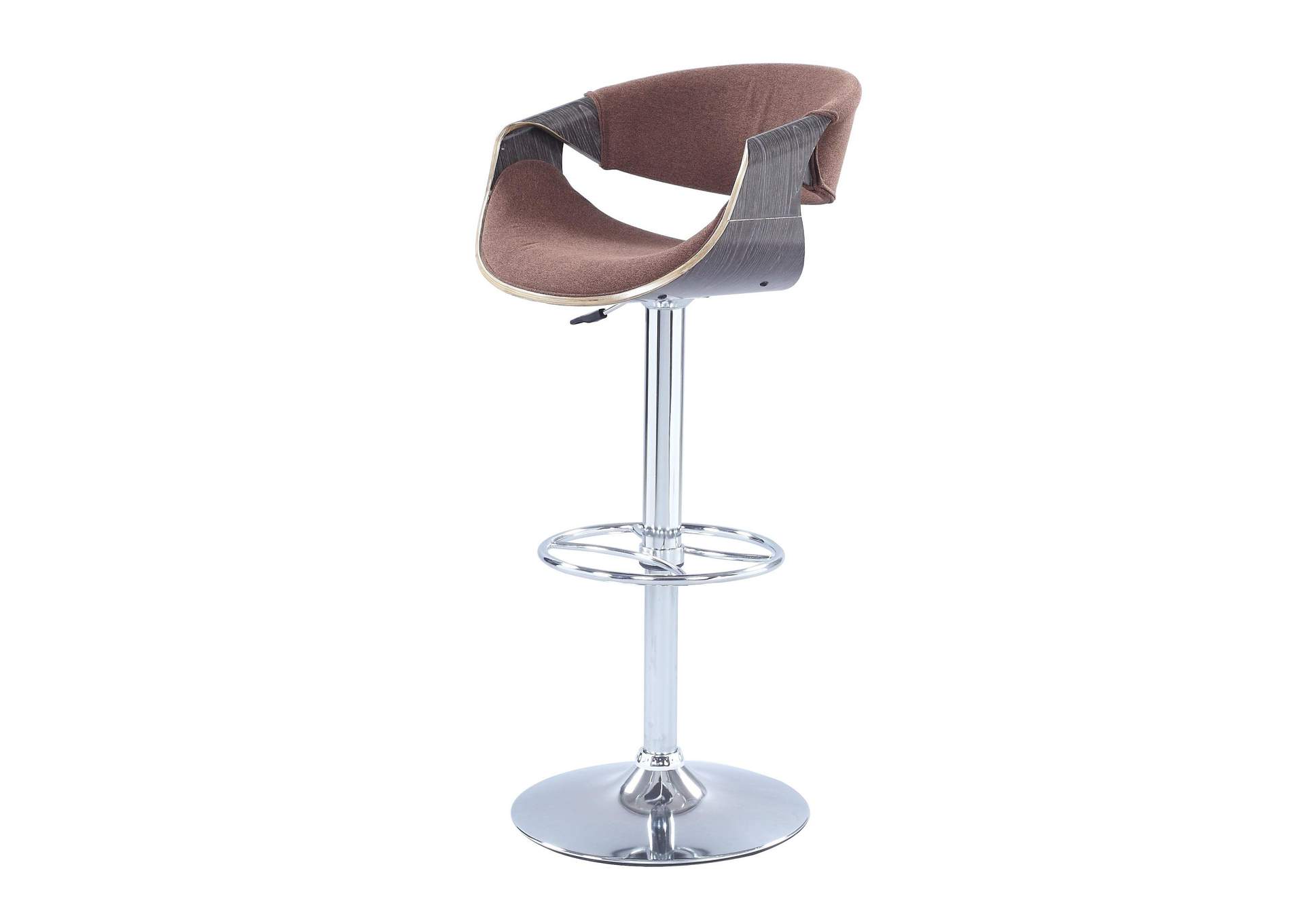 Bent Wood Saddle Seat Pneumatic-Adjustable Stool image 6