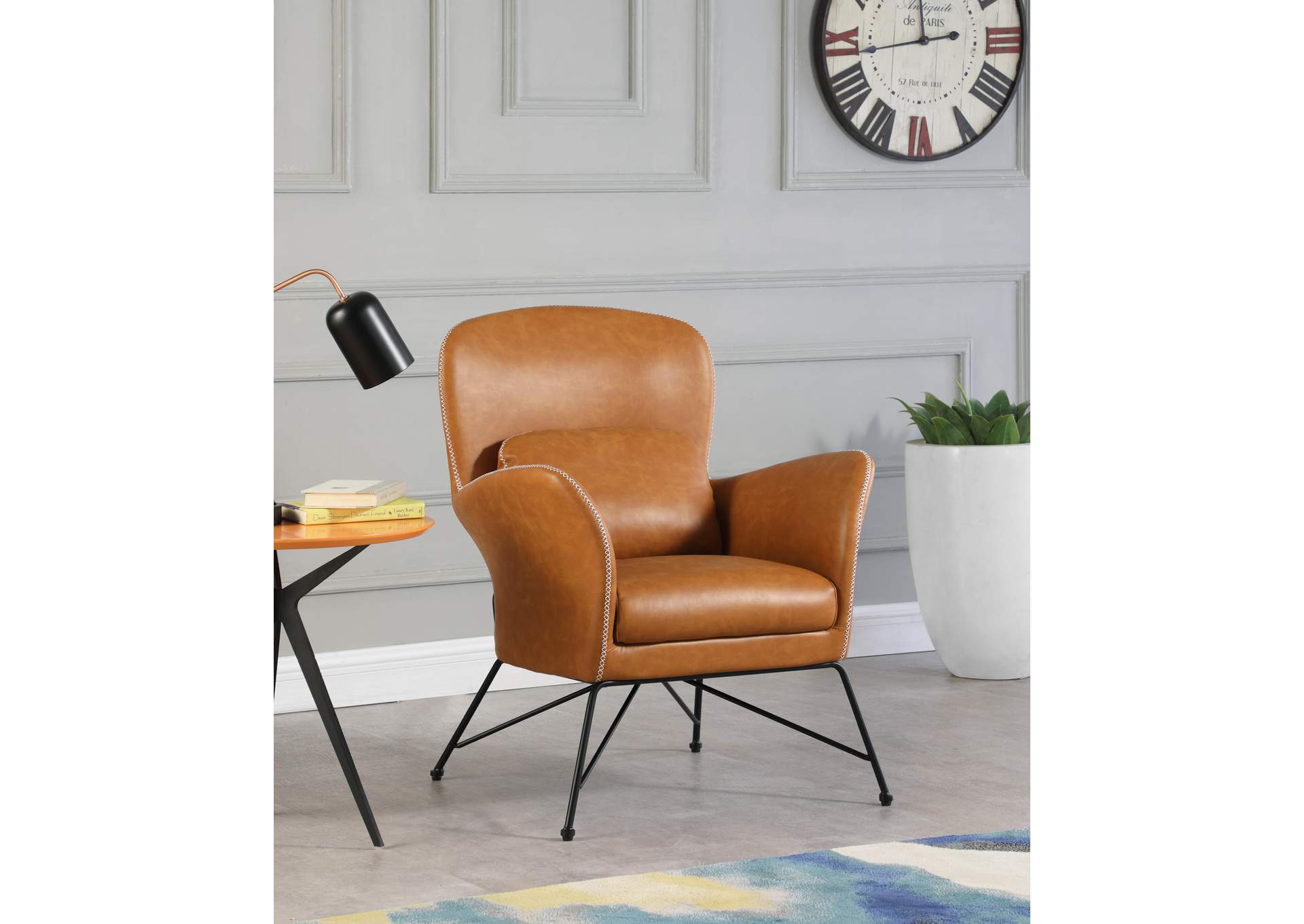 Accent Chair With Steel Frame image 3