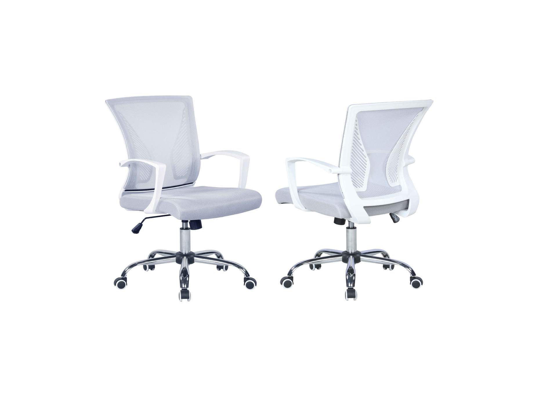 Contemporary Pneumatic Adjustable-Height Computer Chair image 3