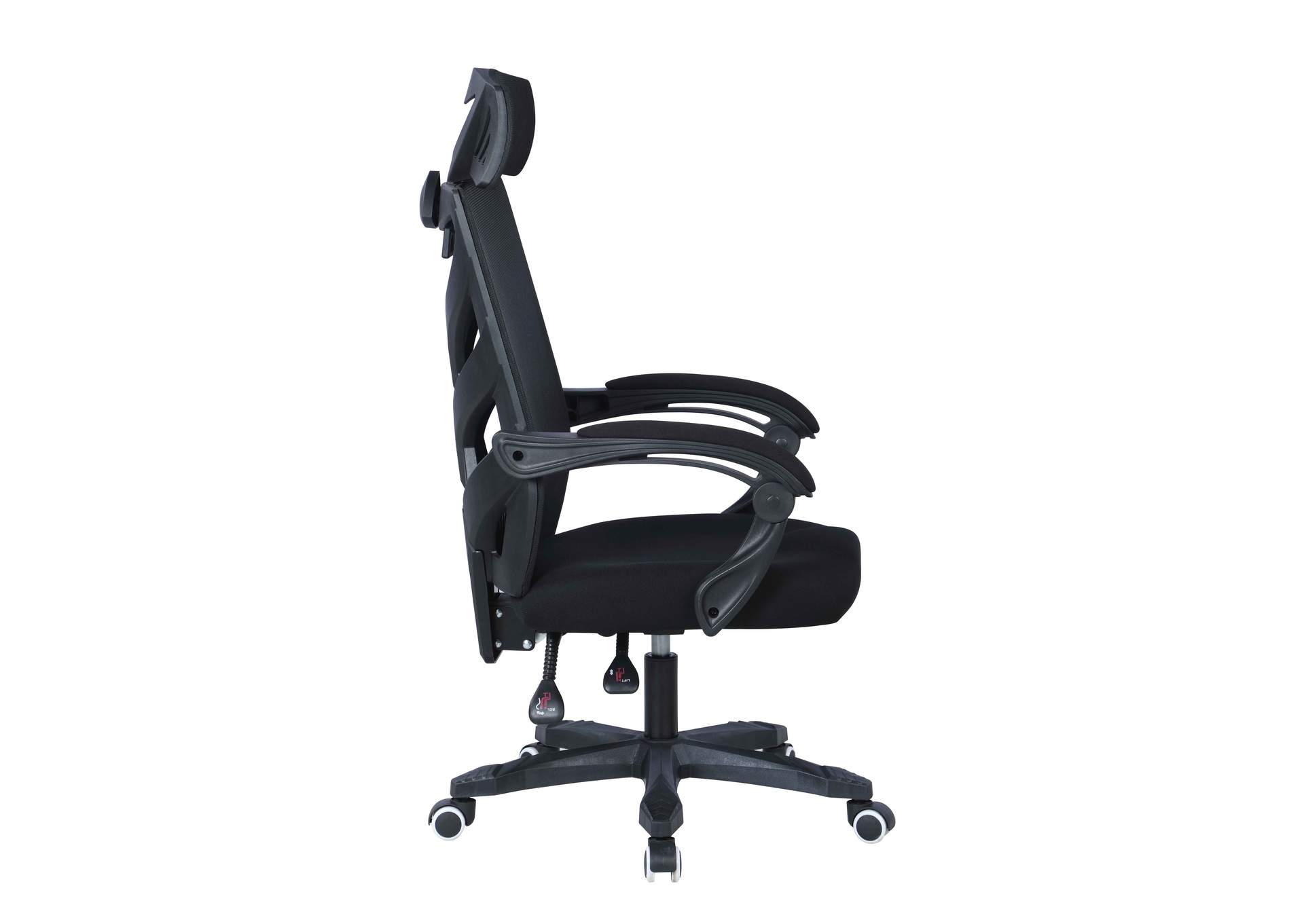 Reclining Computer Chair With Headrest & Padded Arms image 7