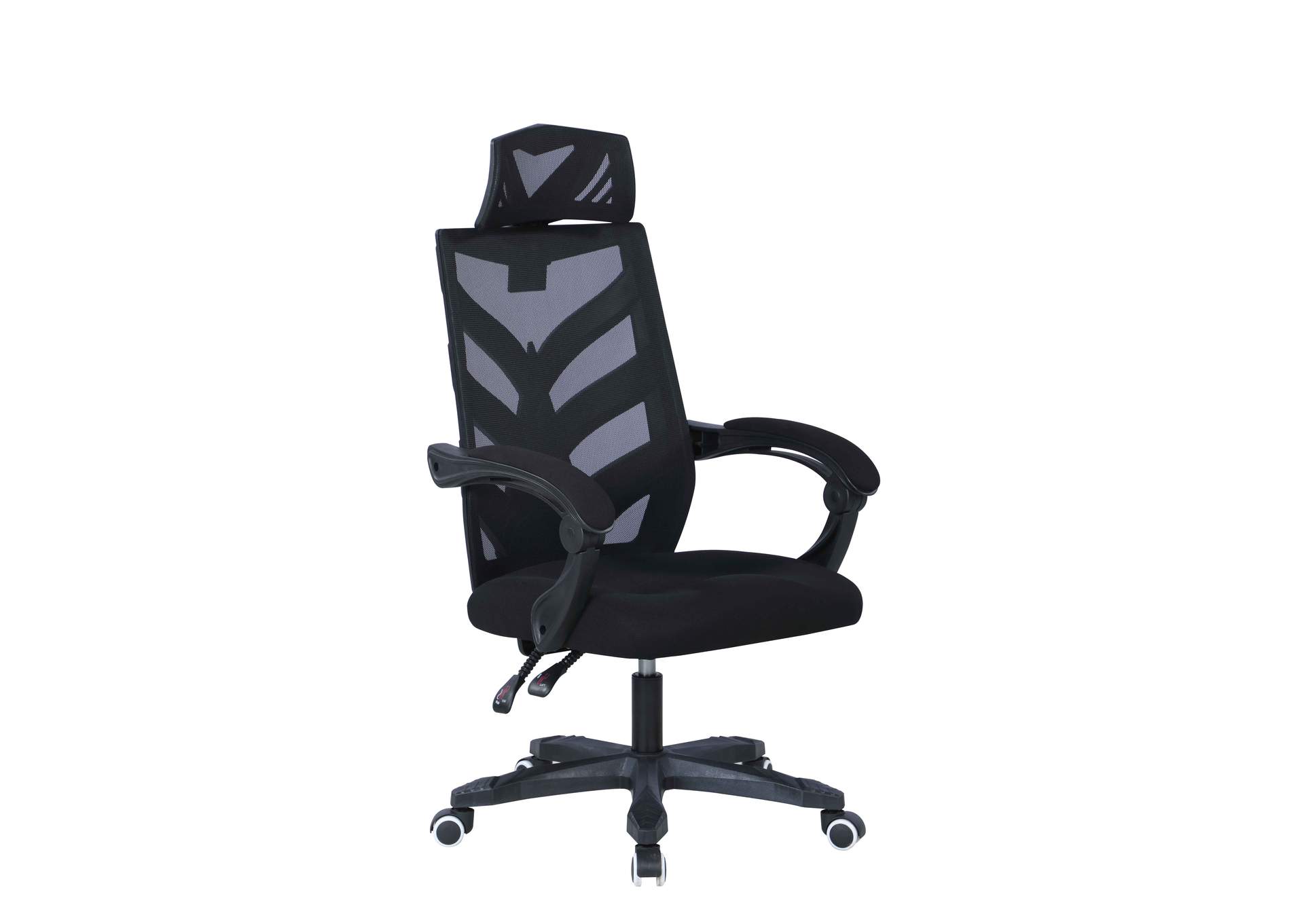 Reclining Computer Chair With Headrest & Padded Arms image 4
