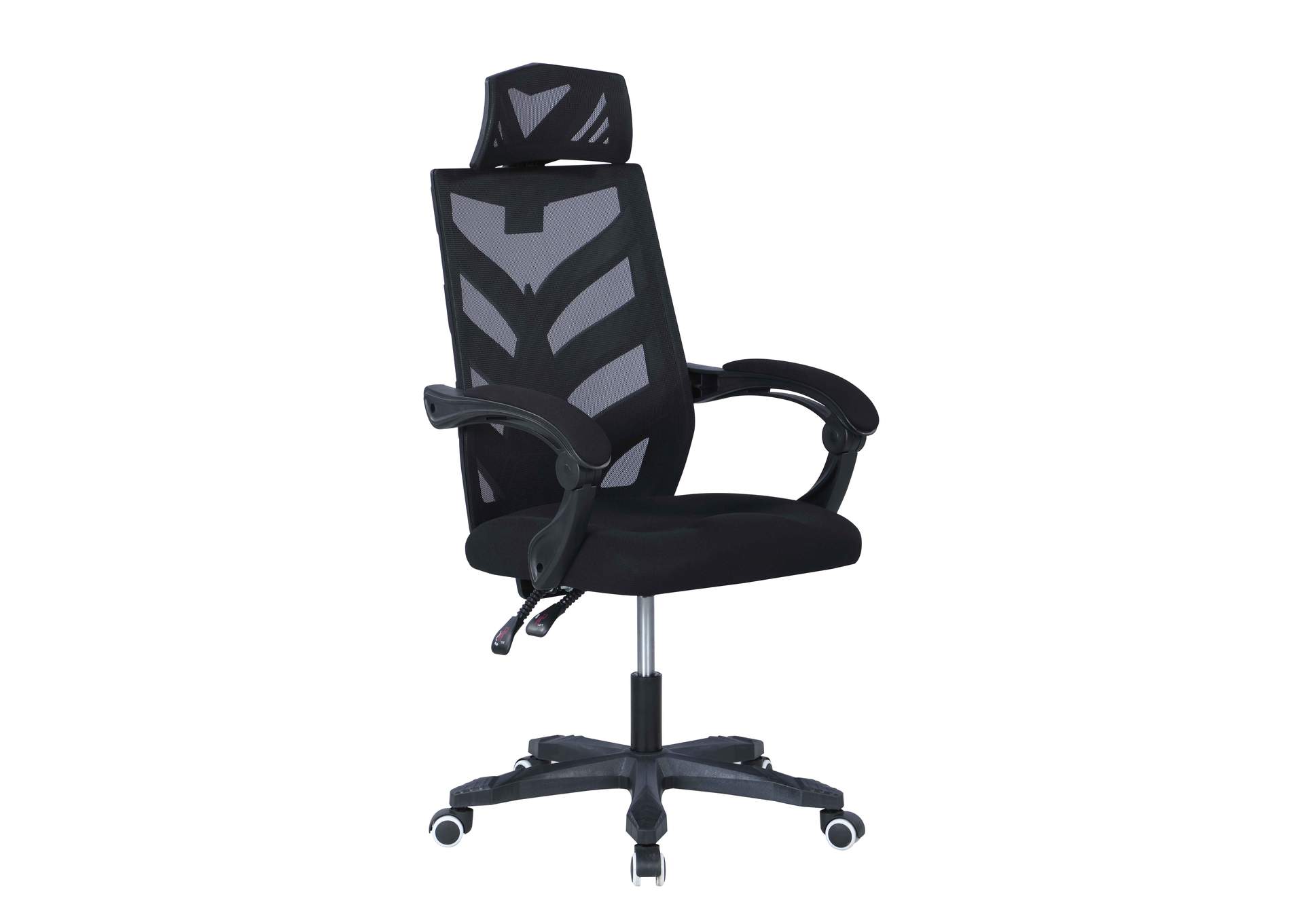 Reclining Computer Chair With Headrest & Padded Arms image 5