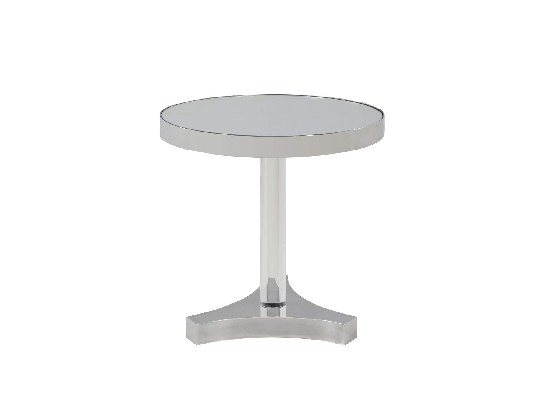 Lamp Table With Mirror Accent image 3