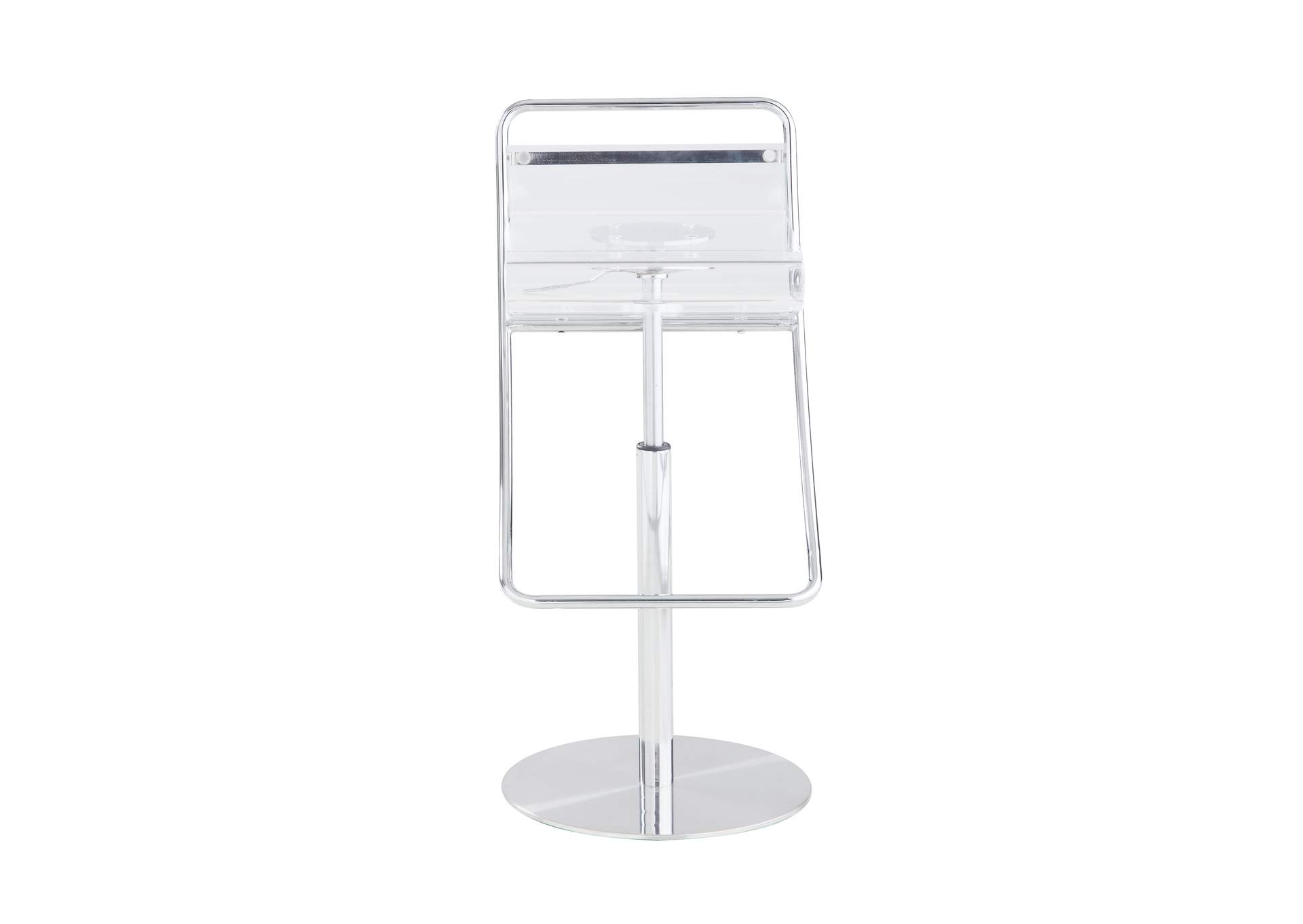 Acrylic Pneumatic Adjustable-Height Stool image 5