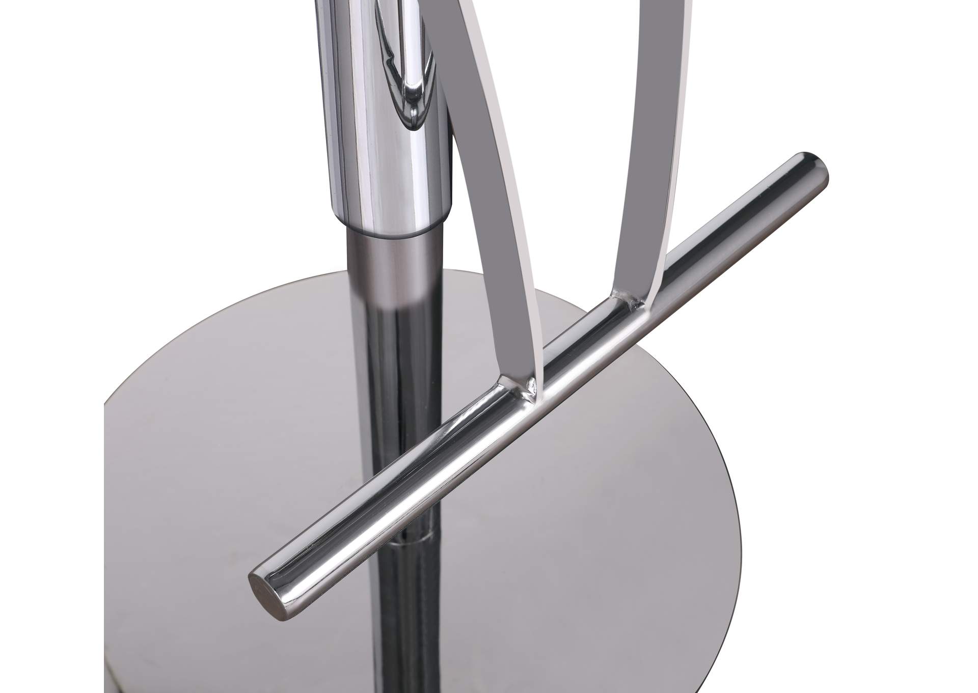 Contemporary Pneumatic-Adjustable Stool With Solid Acrylic Seat image 8