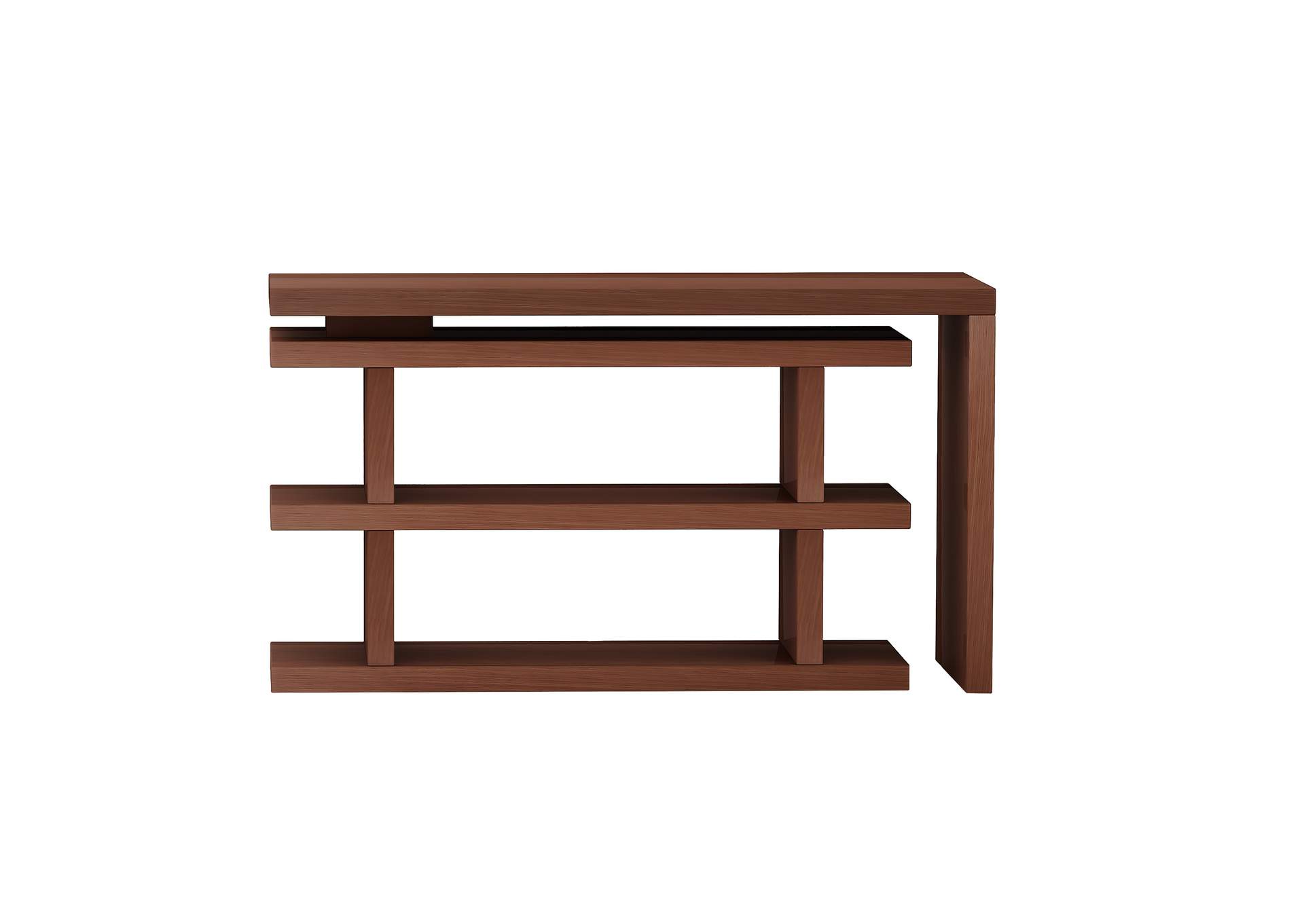 Motion Home Office Desk With Shelves image 7