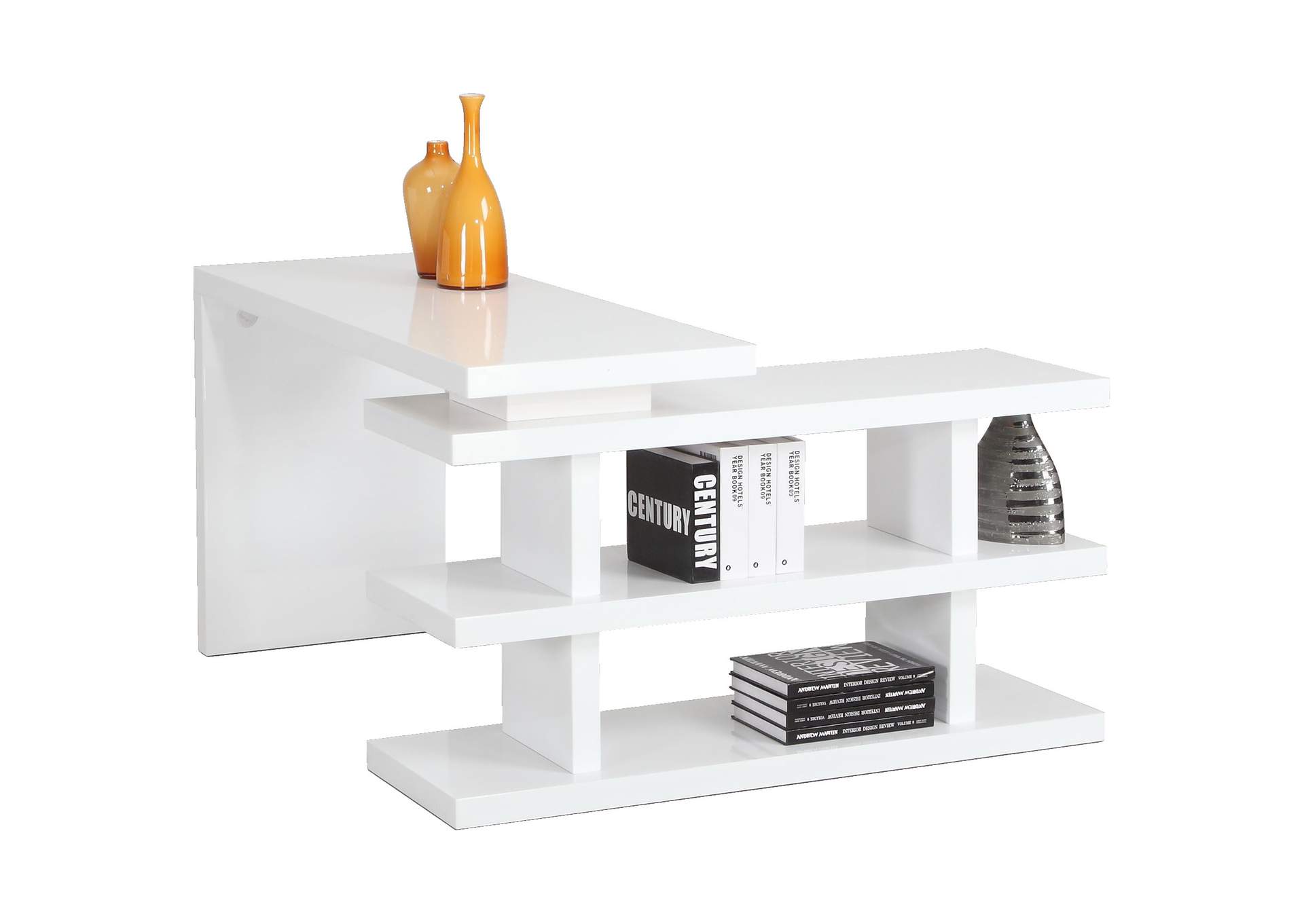Motion Home Office Desk With Shelves image 5