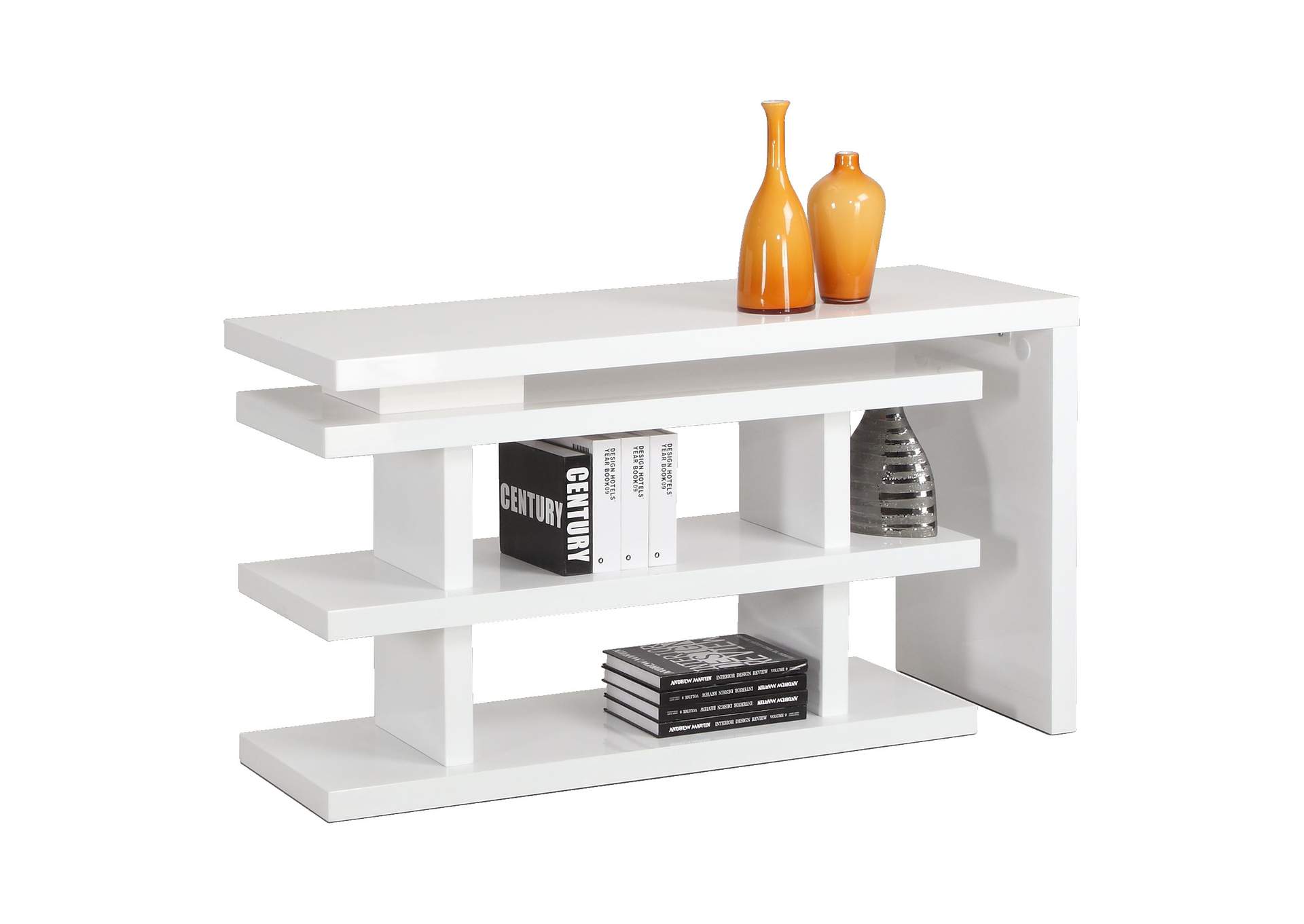 Motion Home Office Desk With Shelves image 3