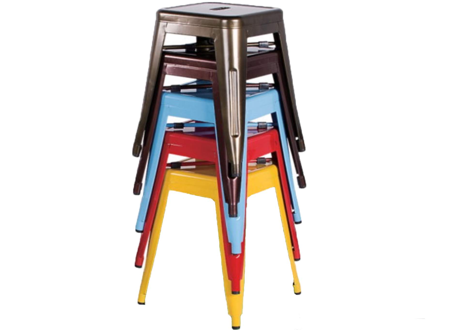 Galvanized Steel Side Chair image 3