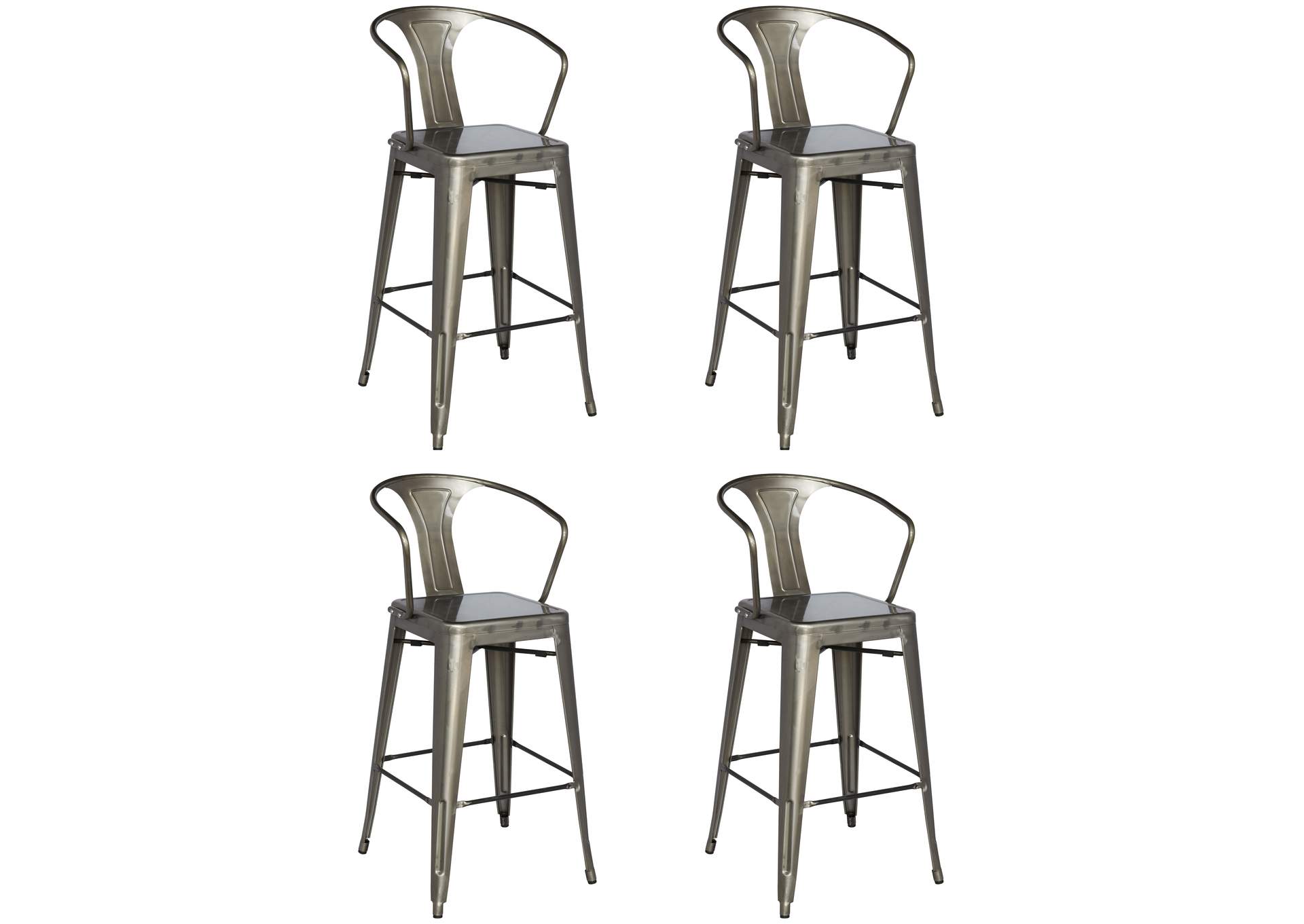 Galvanized Steel Bar Stool image 3