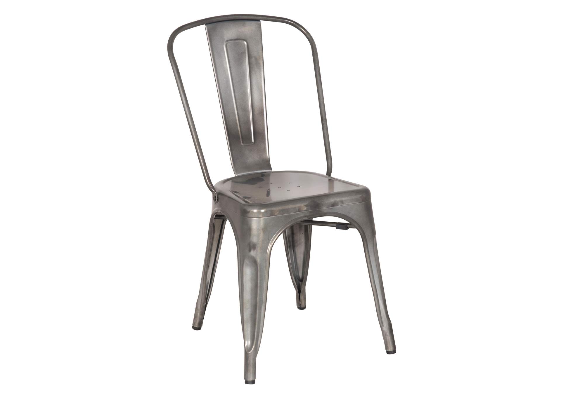 Galvanized Steel Side Chair image 1