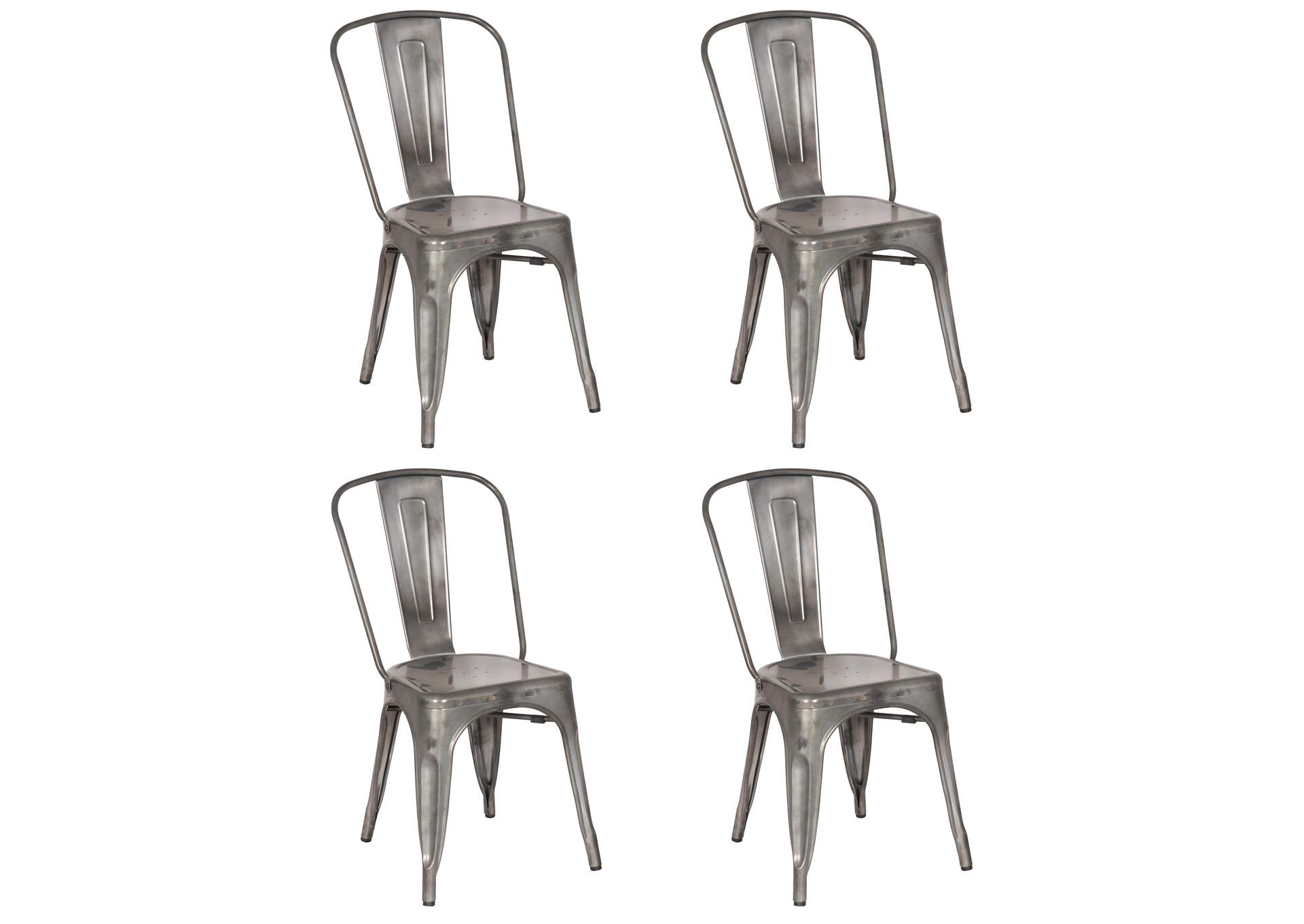 Galvanized Steel Side Chair image 3