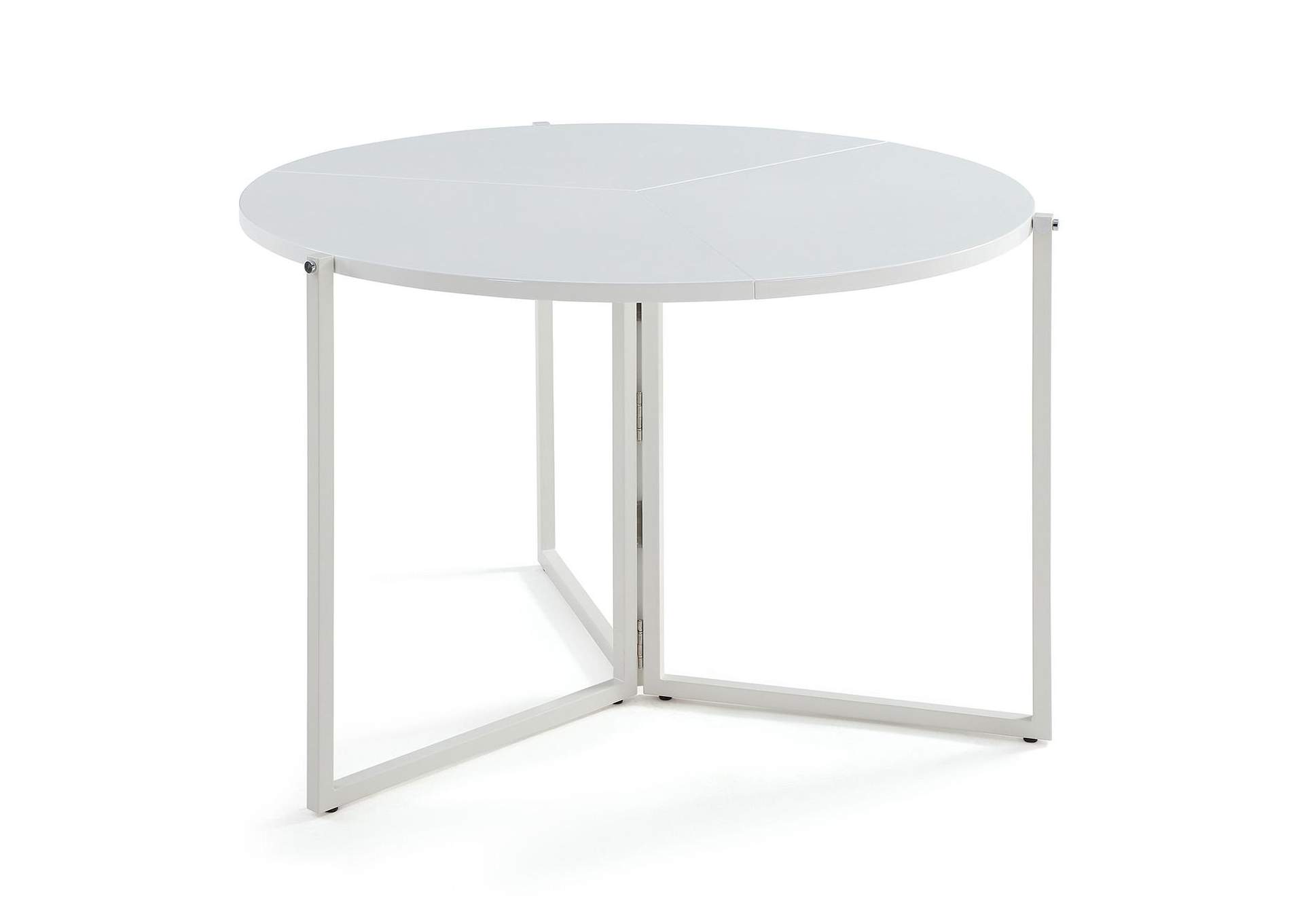 43" Round Foldaway Dining Table image 1