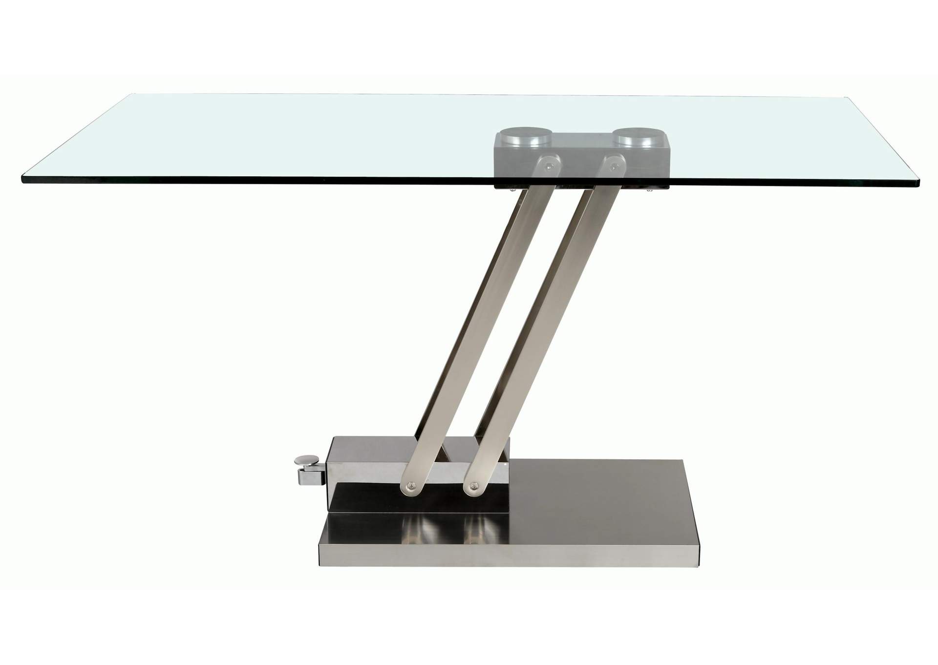 Contemporary Adjustable Height Cocktail Table image 1
