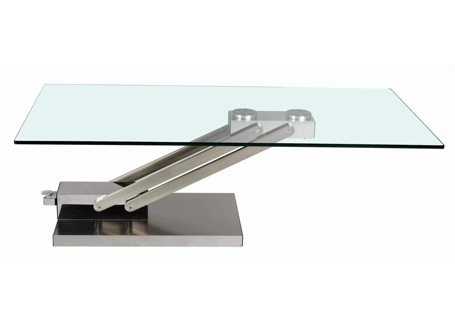 Contemporary Adjustable Height Cocktail Table image 3