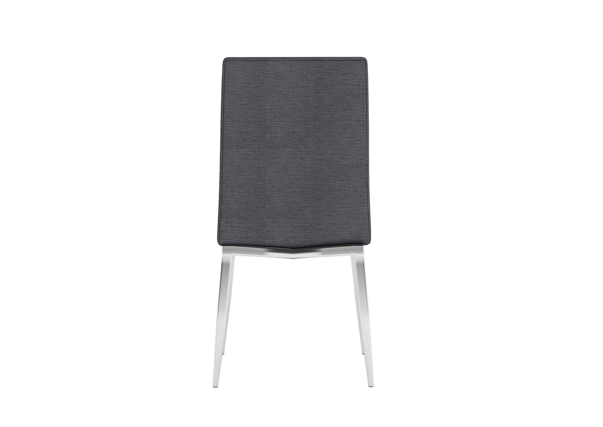 Modern Curved-Back Upholstered Side Chair image 6
