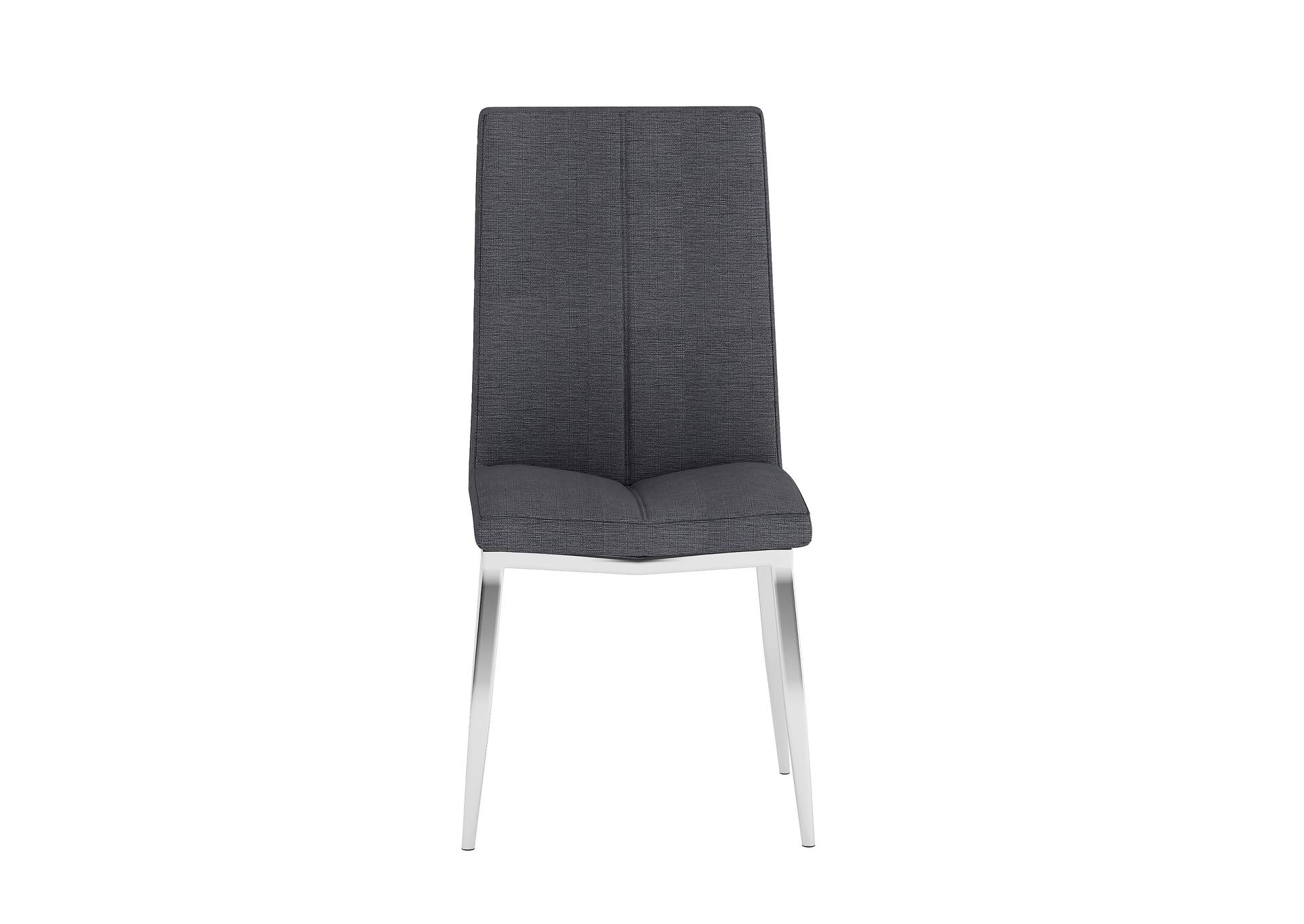 Modern Curved-Back Upholstered Side Chair image 5