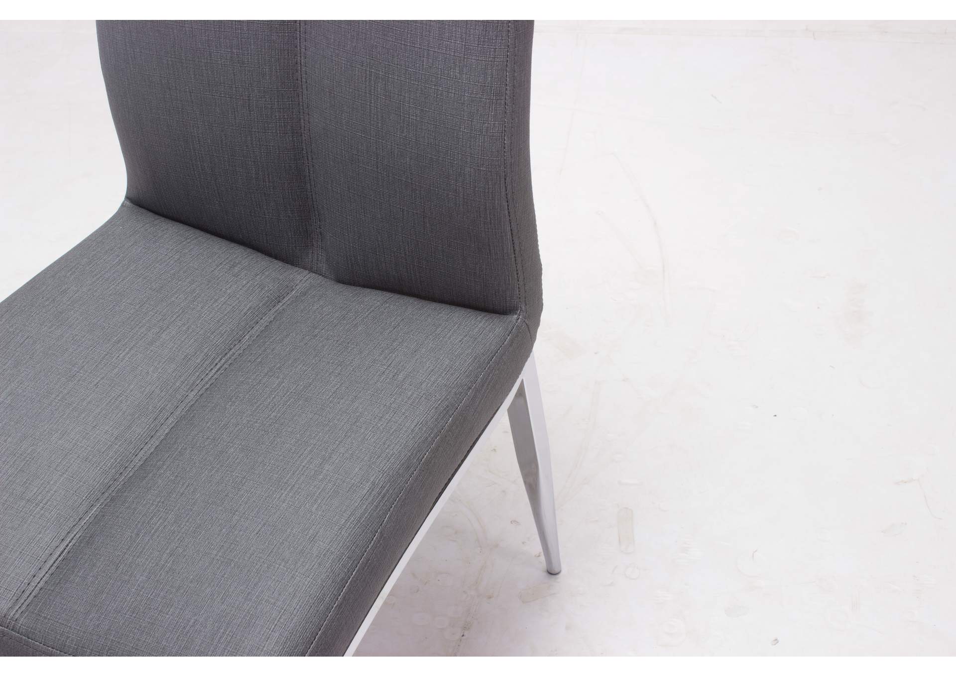 Modern Curved-Back Upholstered Side Chair image 7