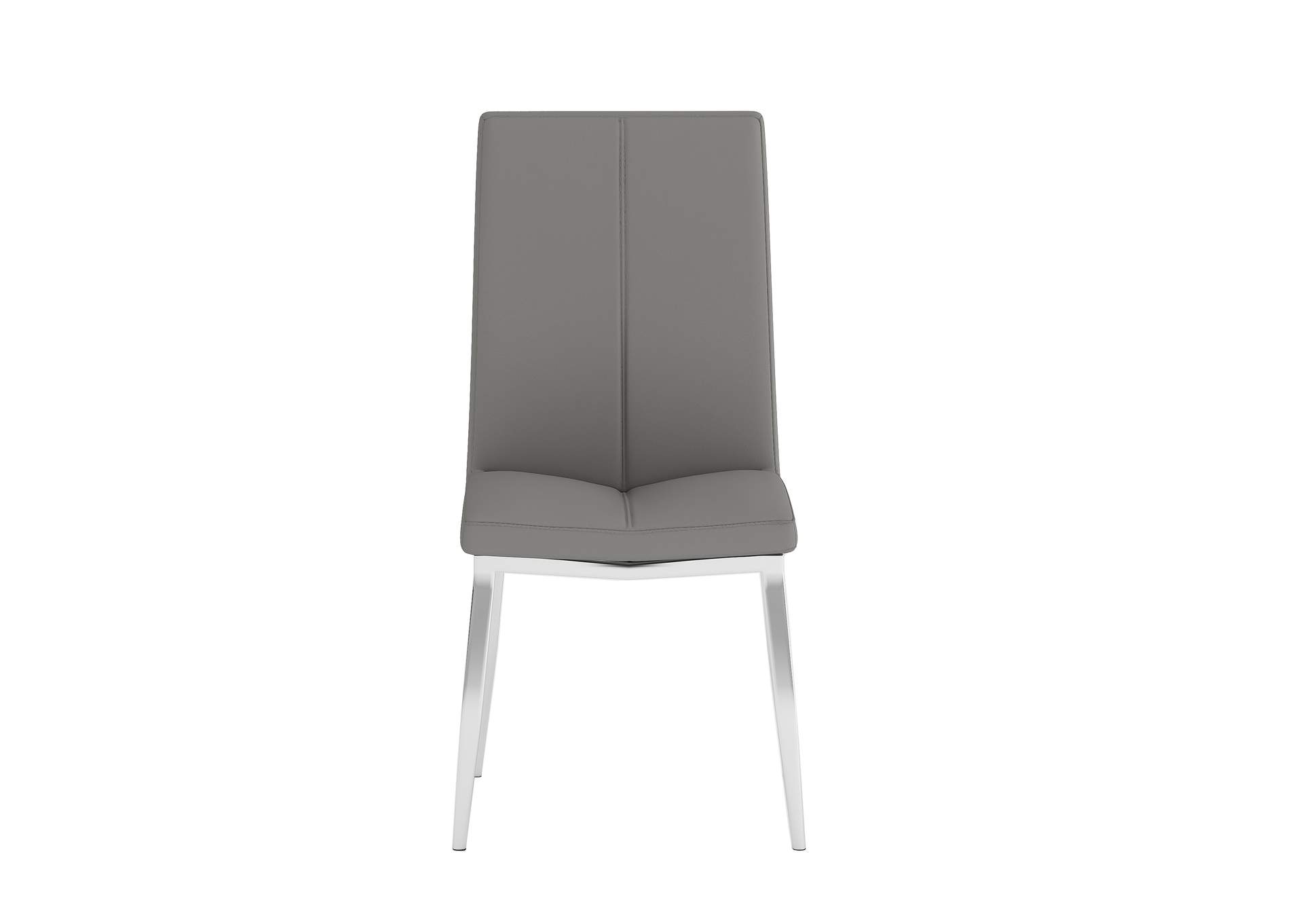 Modern Dining Set With White Glass Table & 4 Chairs image 8