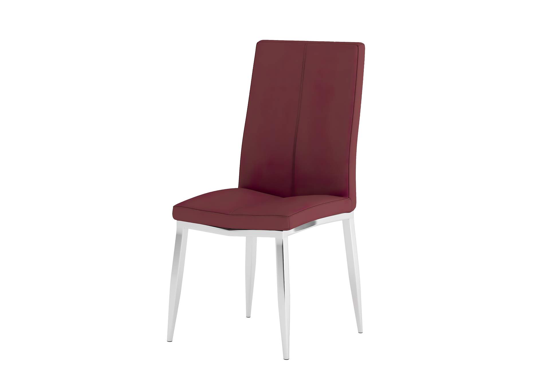 Modern Curved-Back Upholstered Side Chair image 3