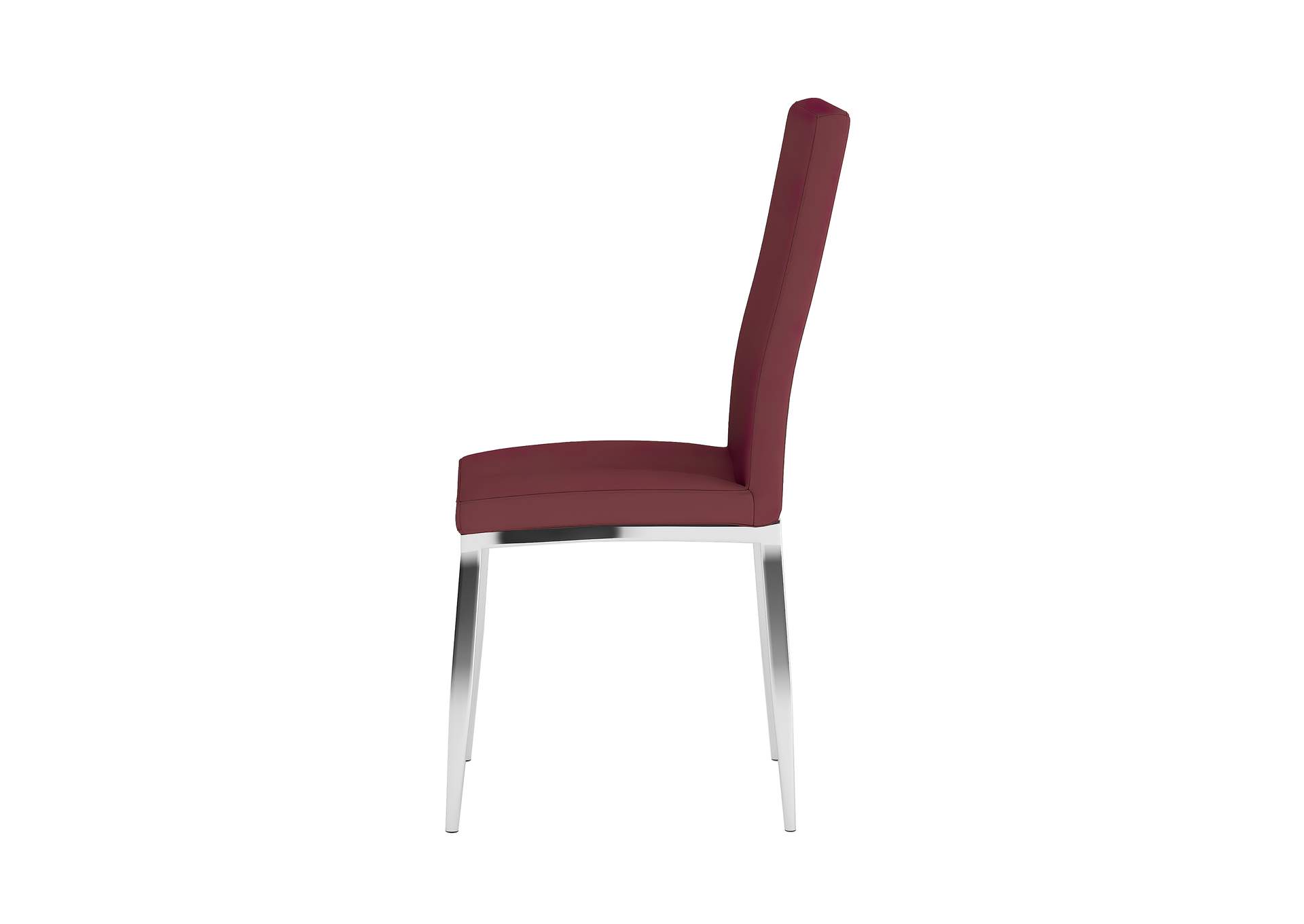 Modern Curved-Back Upholstered Side Chair image 4