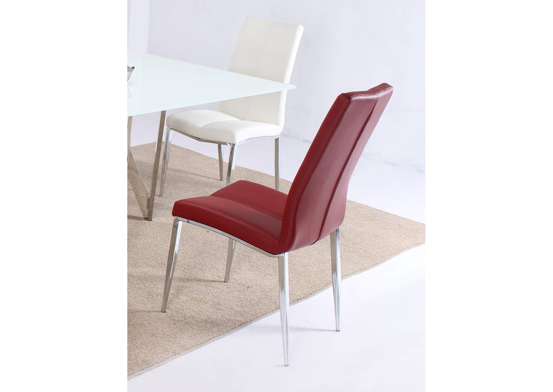 Modern Curved-Back Upholstered Side Chair image 7