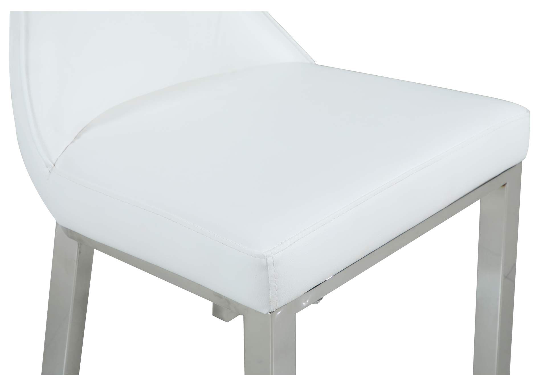 Contemporary Curved-Back Side Chair image 7